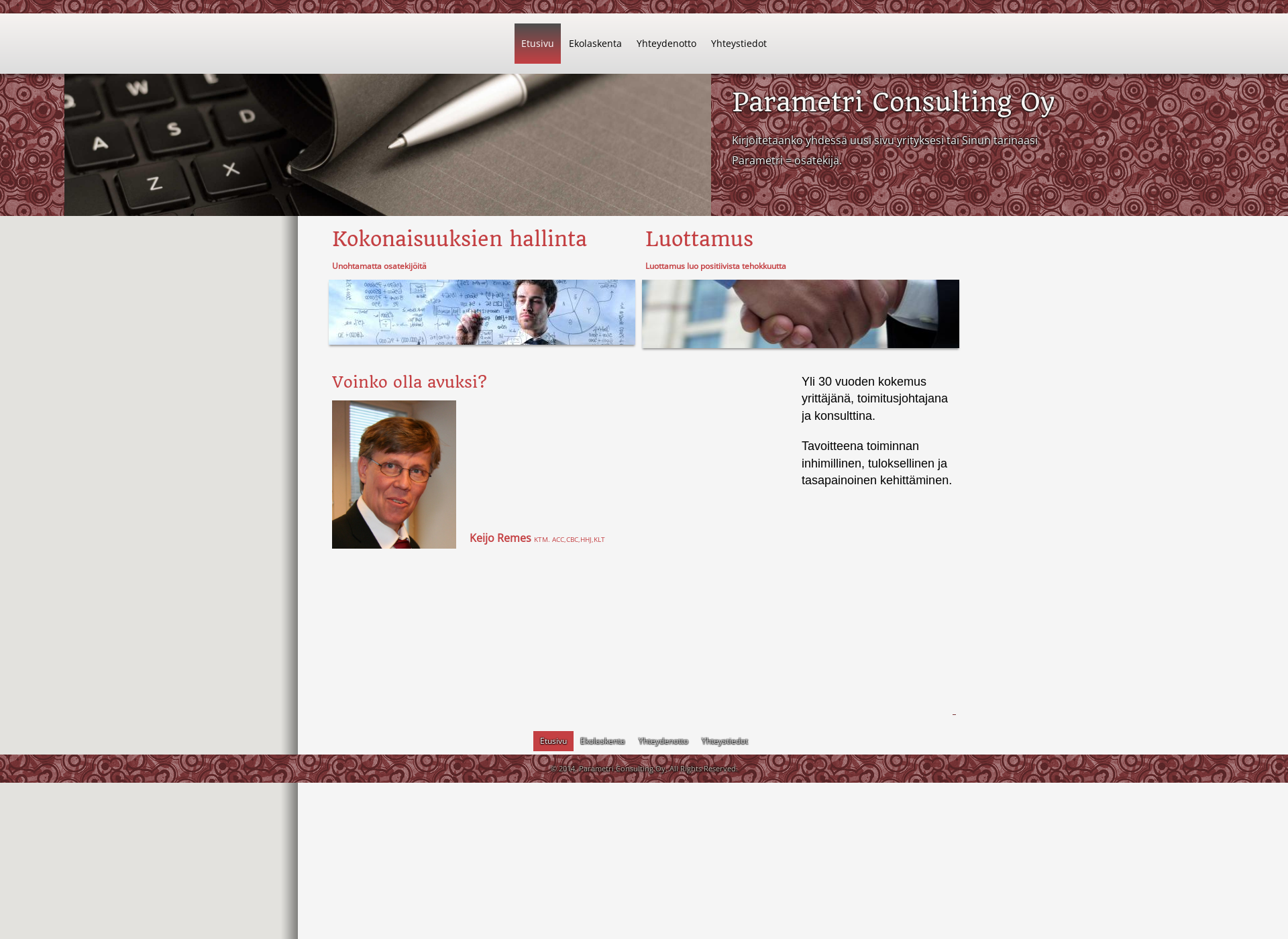 Screenshot for parametri.fi