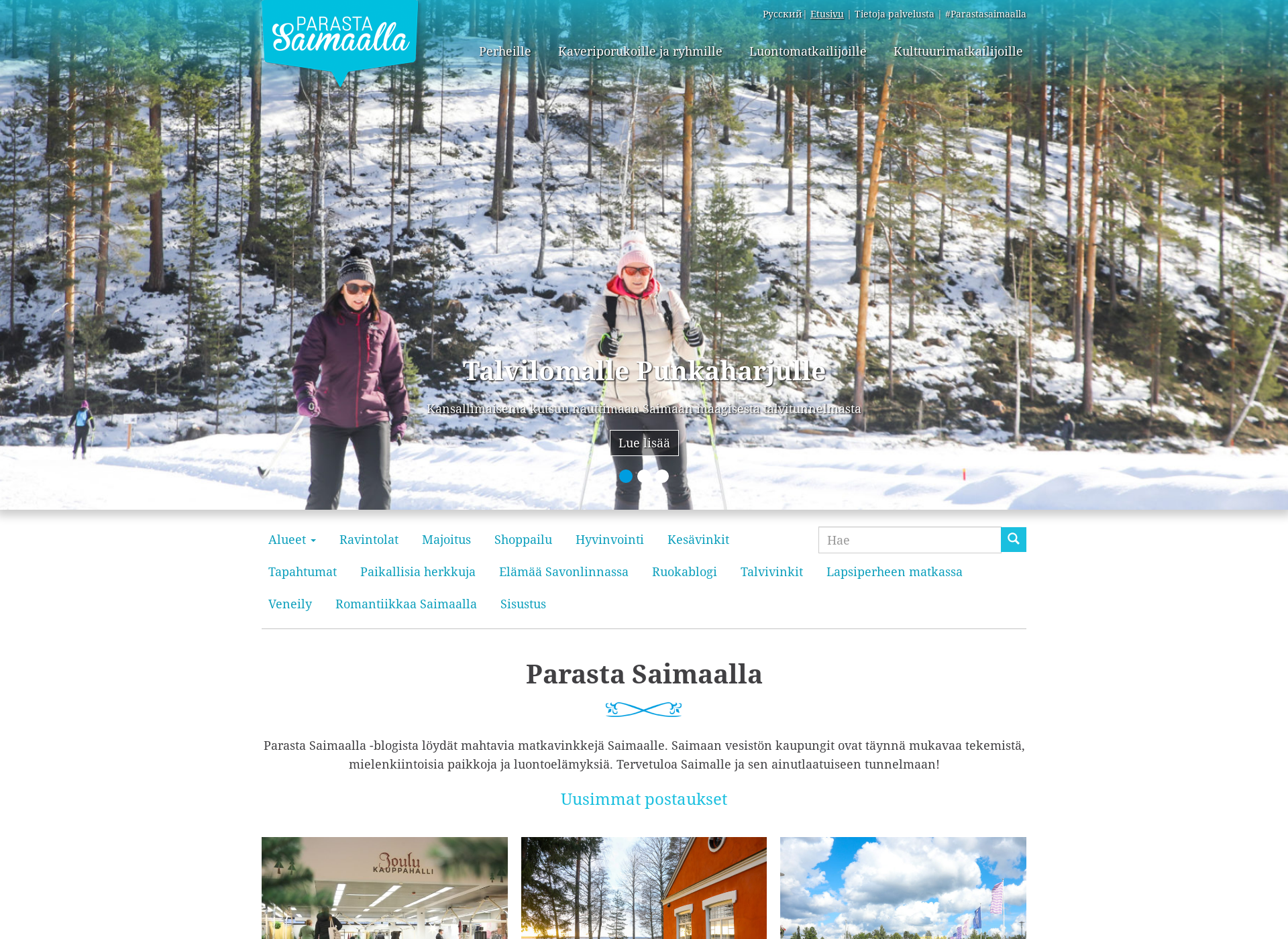Skärmdump för parastaitasuomessa.fi