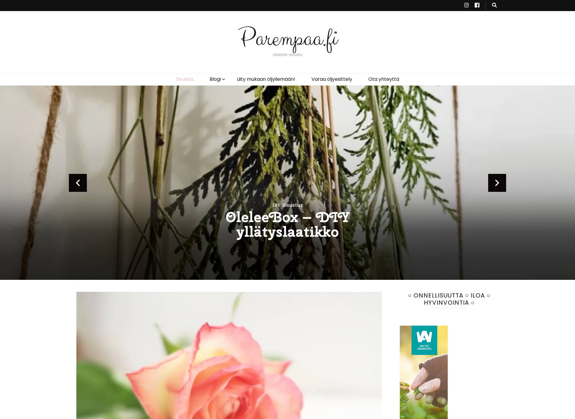 Screenshot for parempaa.fi