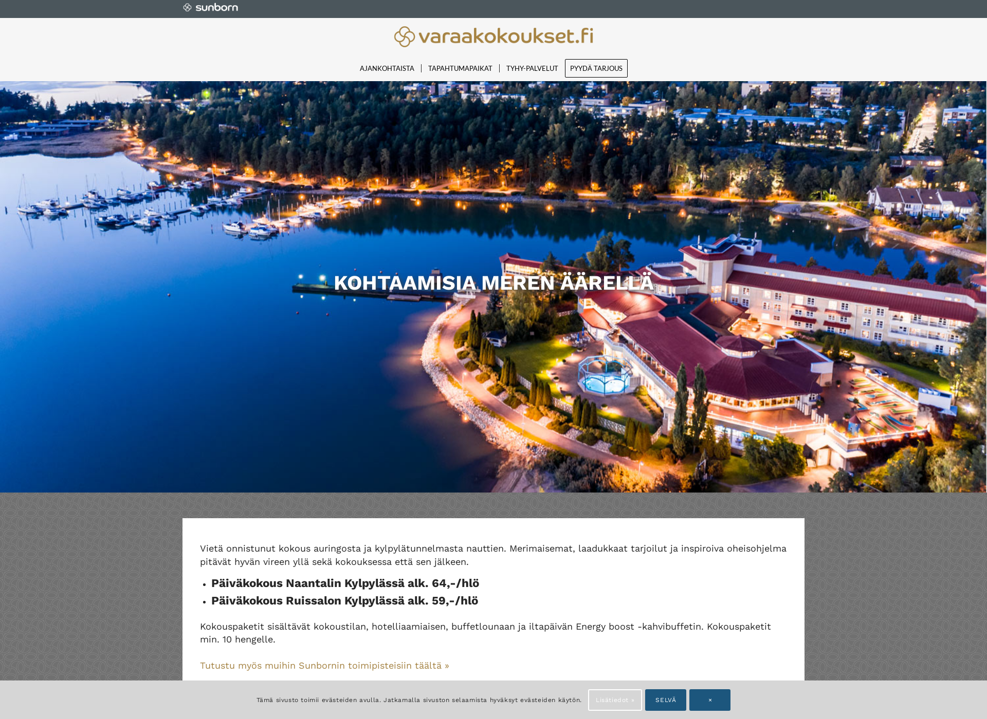 Screenshot for parhaatkokoukset.fi