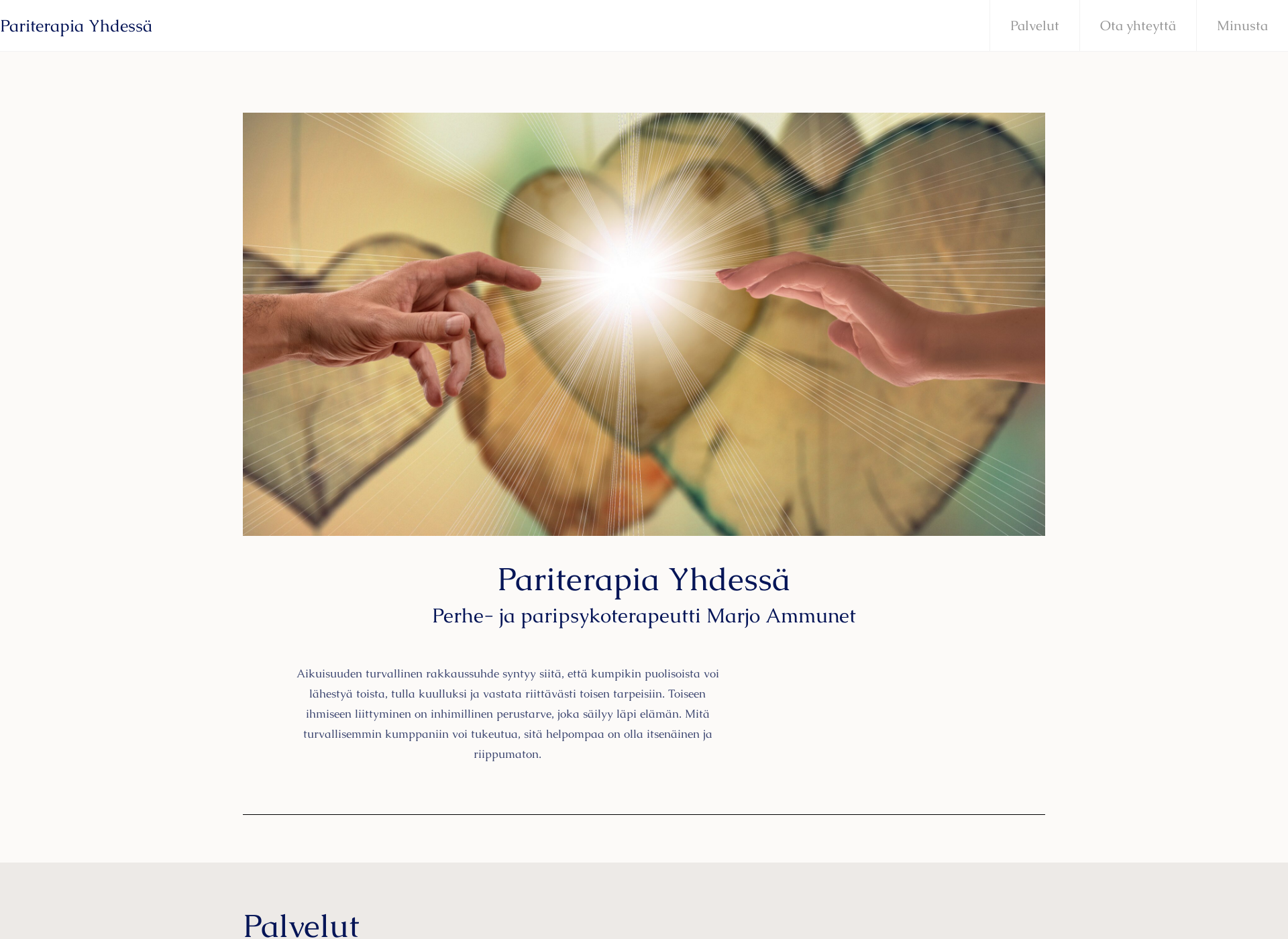 Screenshot for pariterapiayhdessa.fi