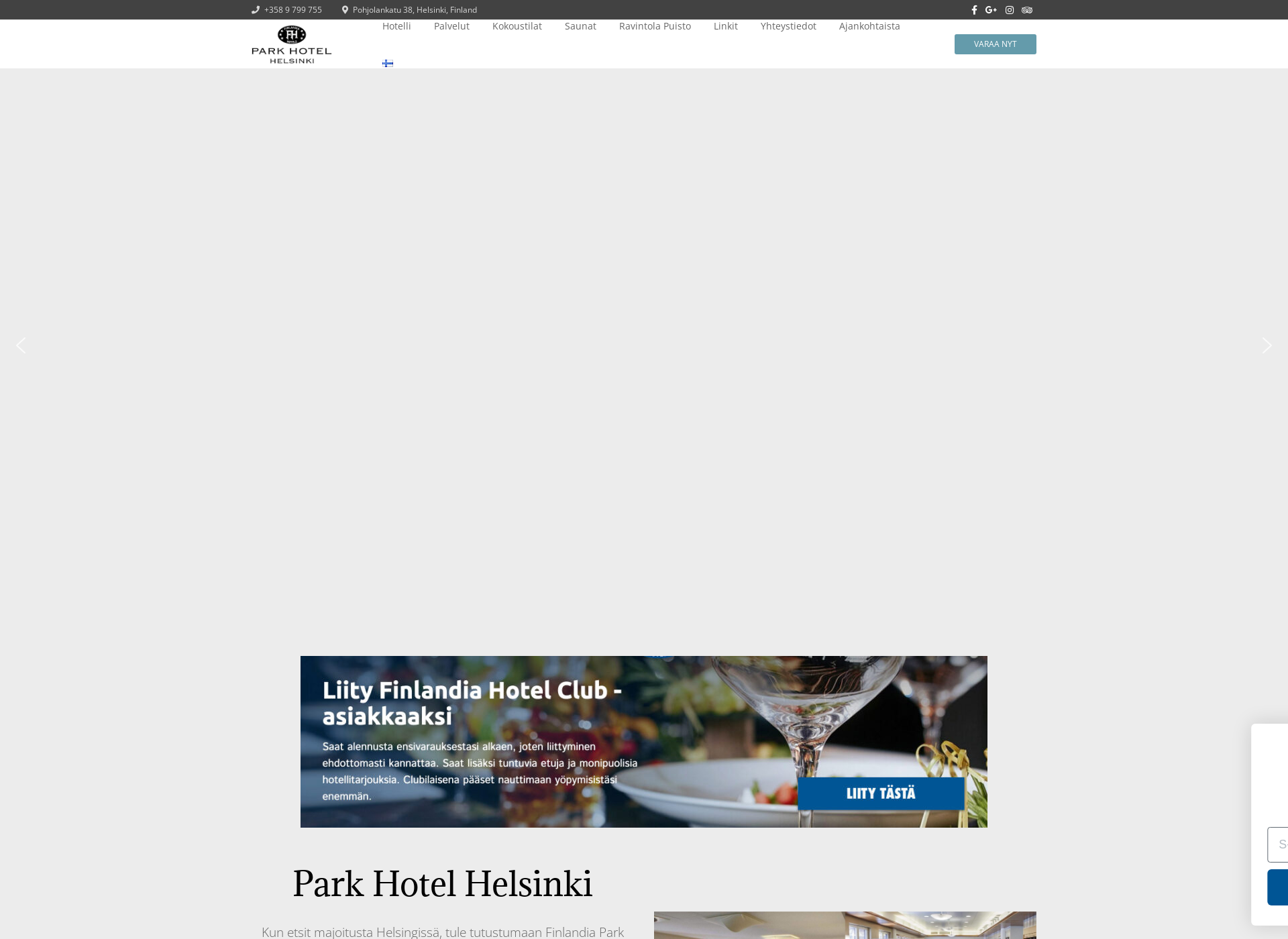 Screenshot for parkhotelkapyla.fi
