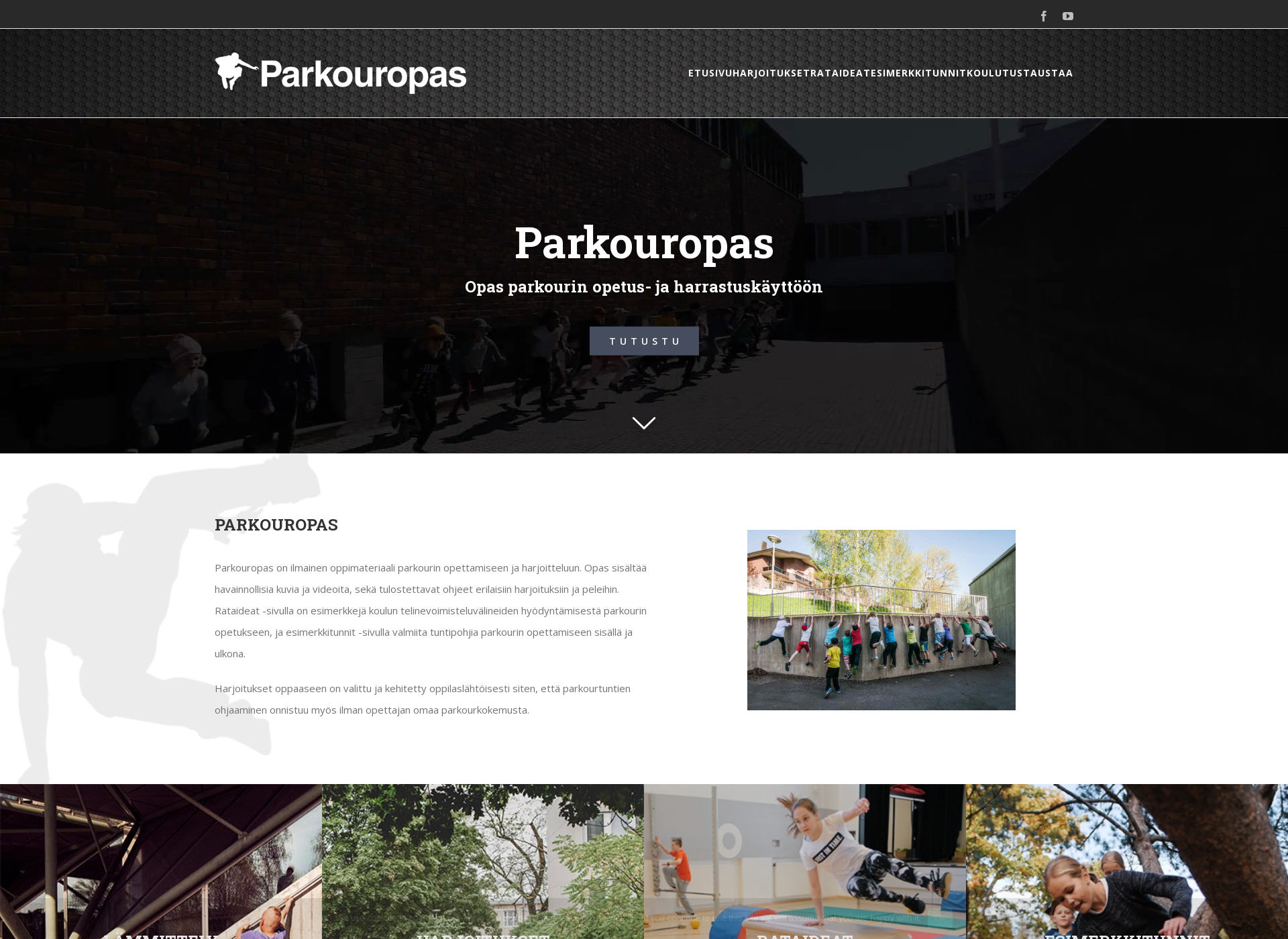 Screenshot for parkouropas.fi