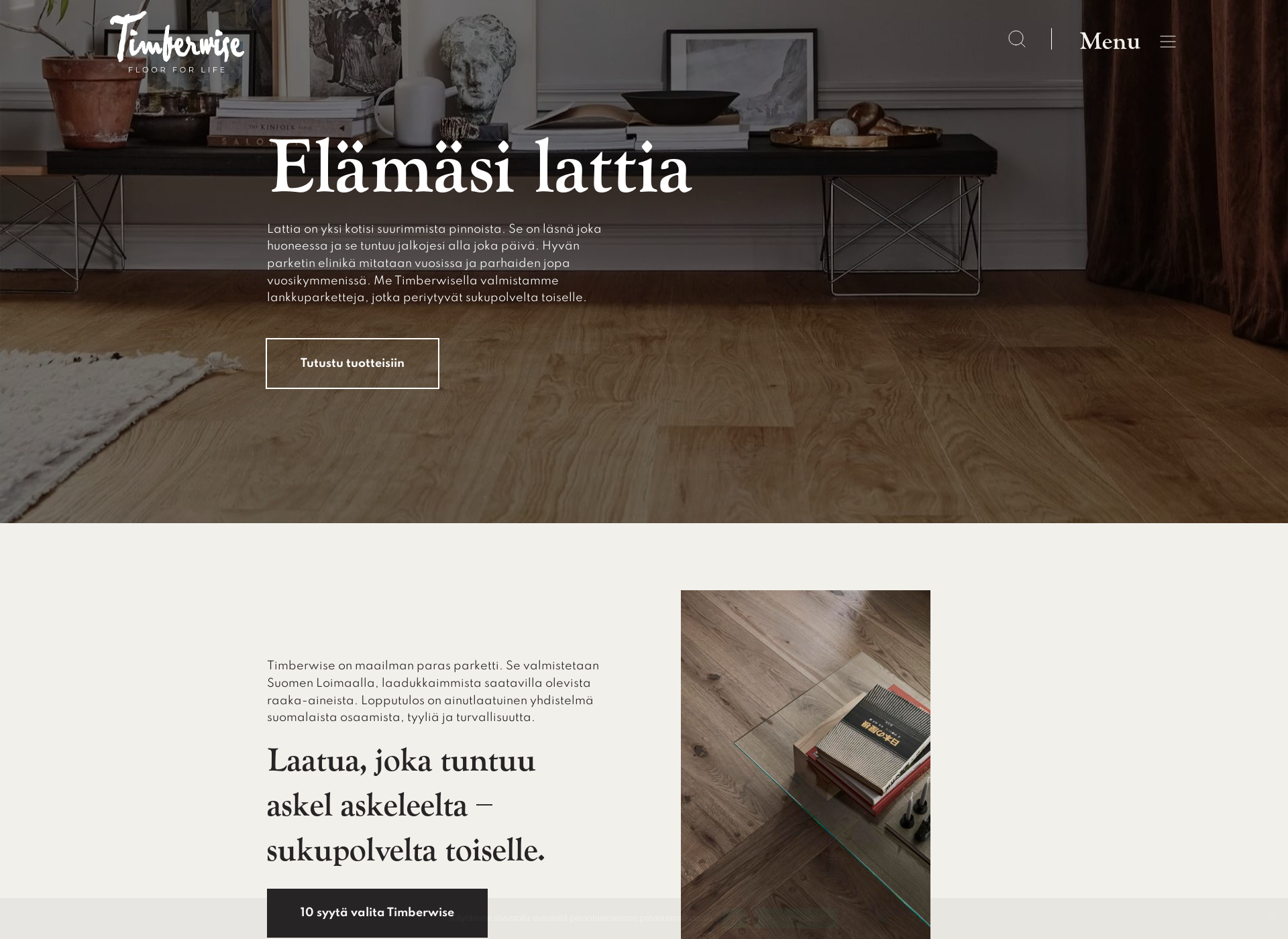 Skärmdump för parla.fi