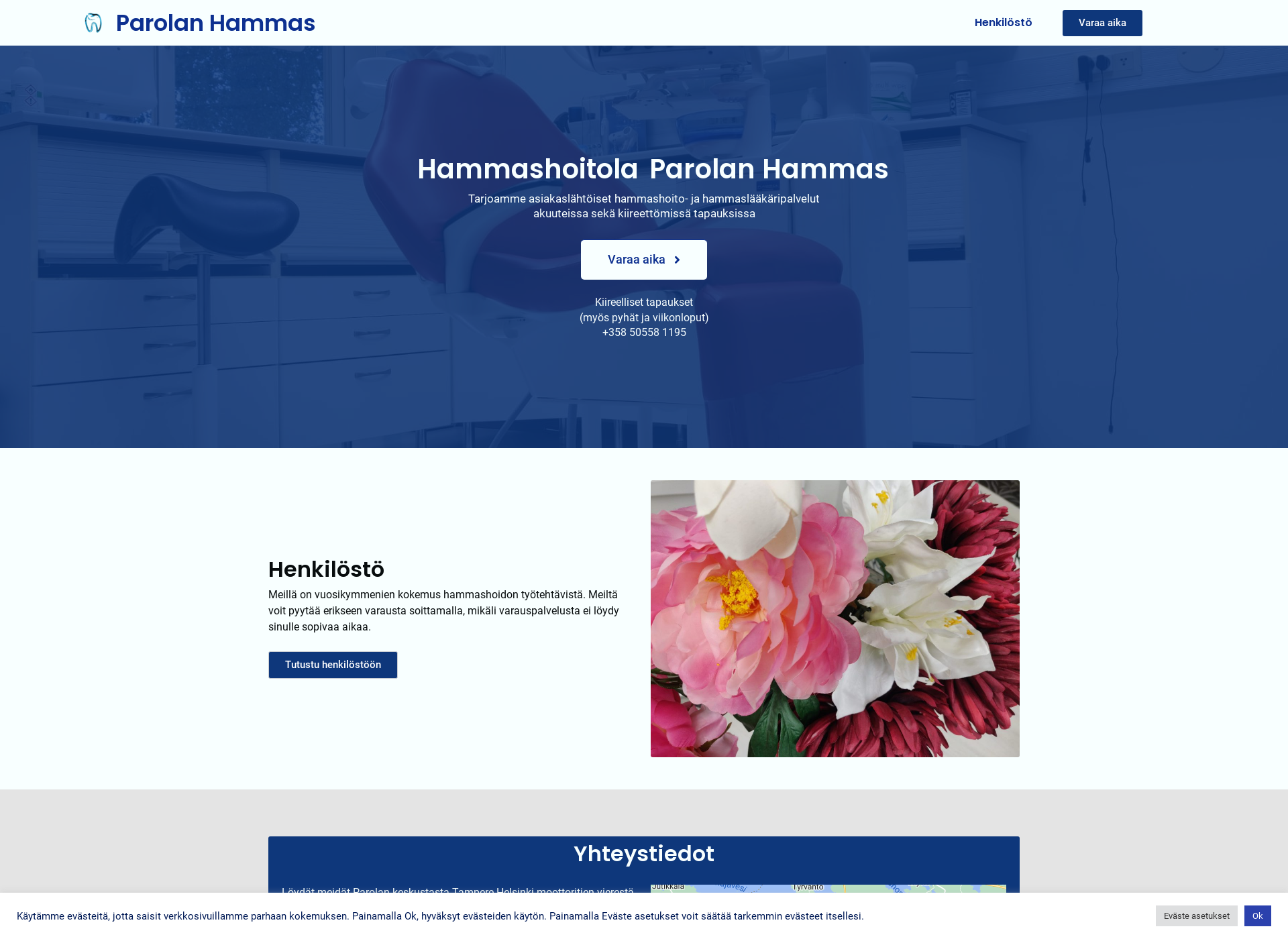 Screenshot for parolanhammas.fi