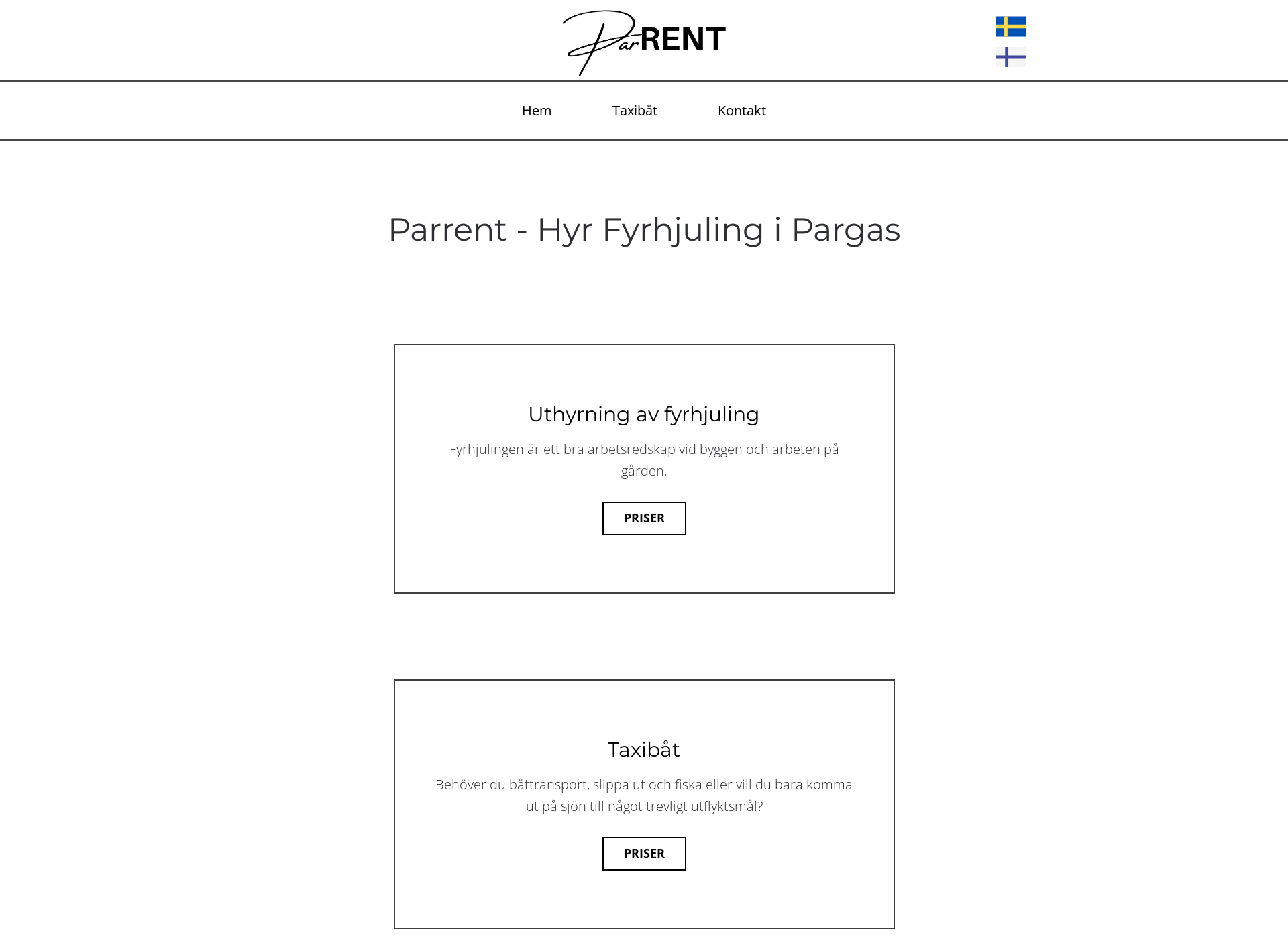 Screenshot for parrent.fi