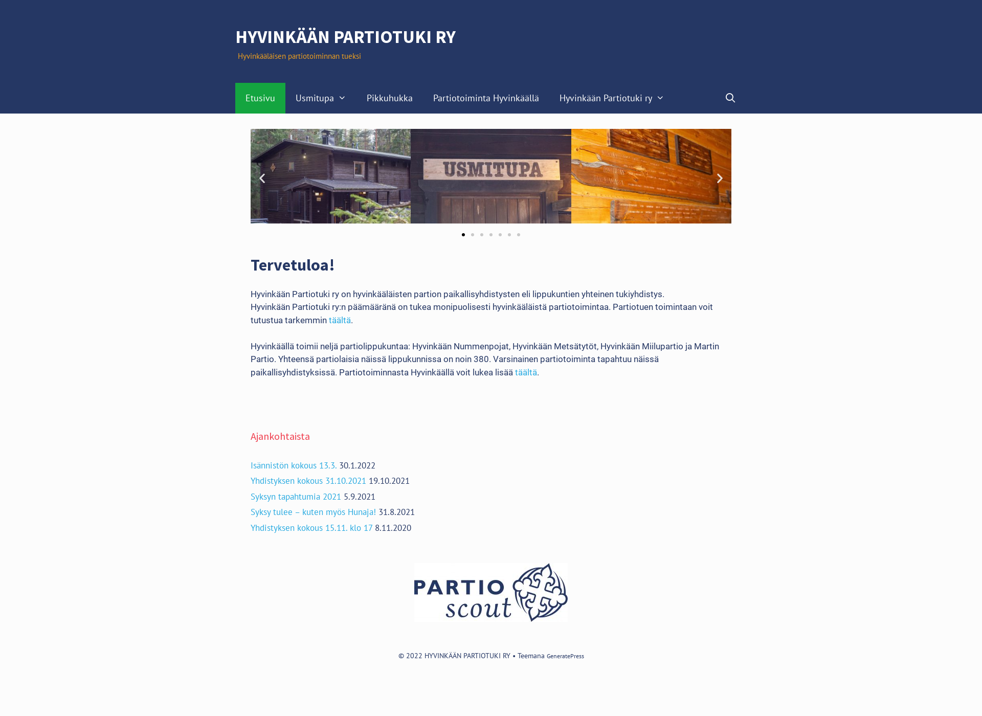 Screenshot for partiotuki.fi