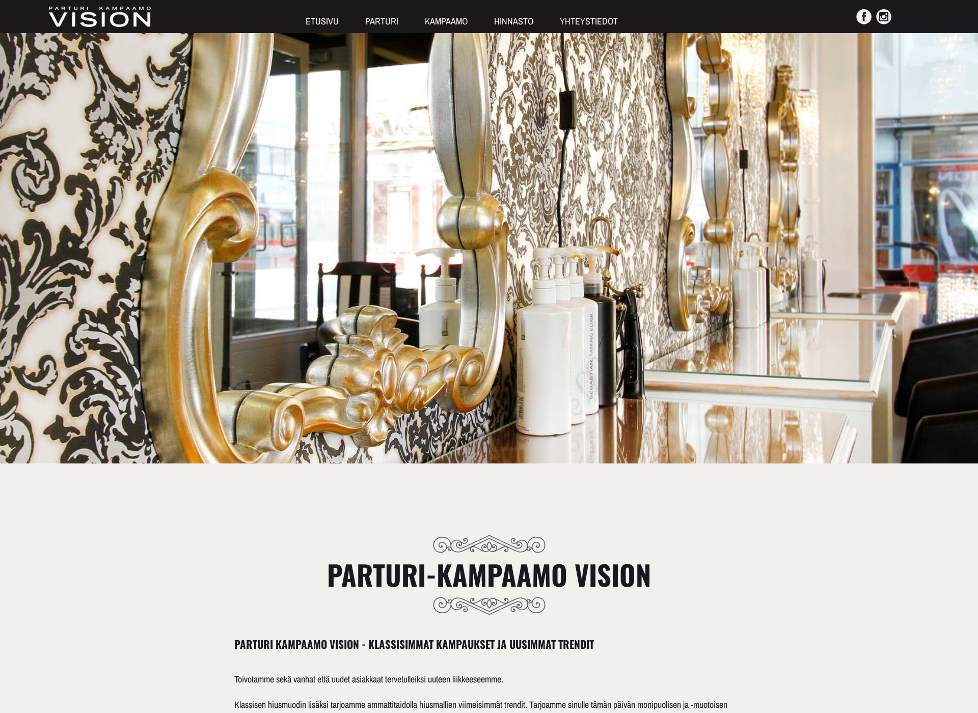 Screenshot for parturikampaamovision.fi