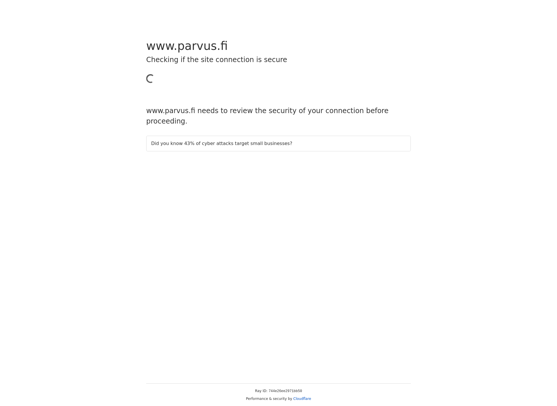 Screenshot for parvus.fi