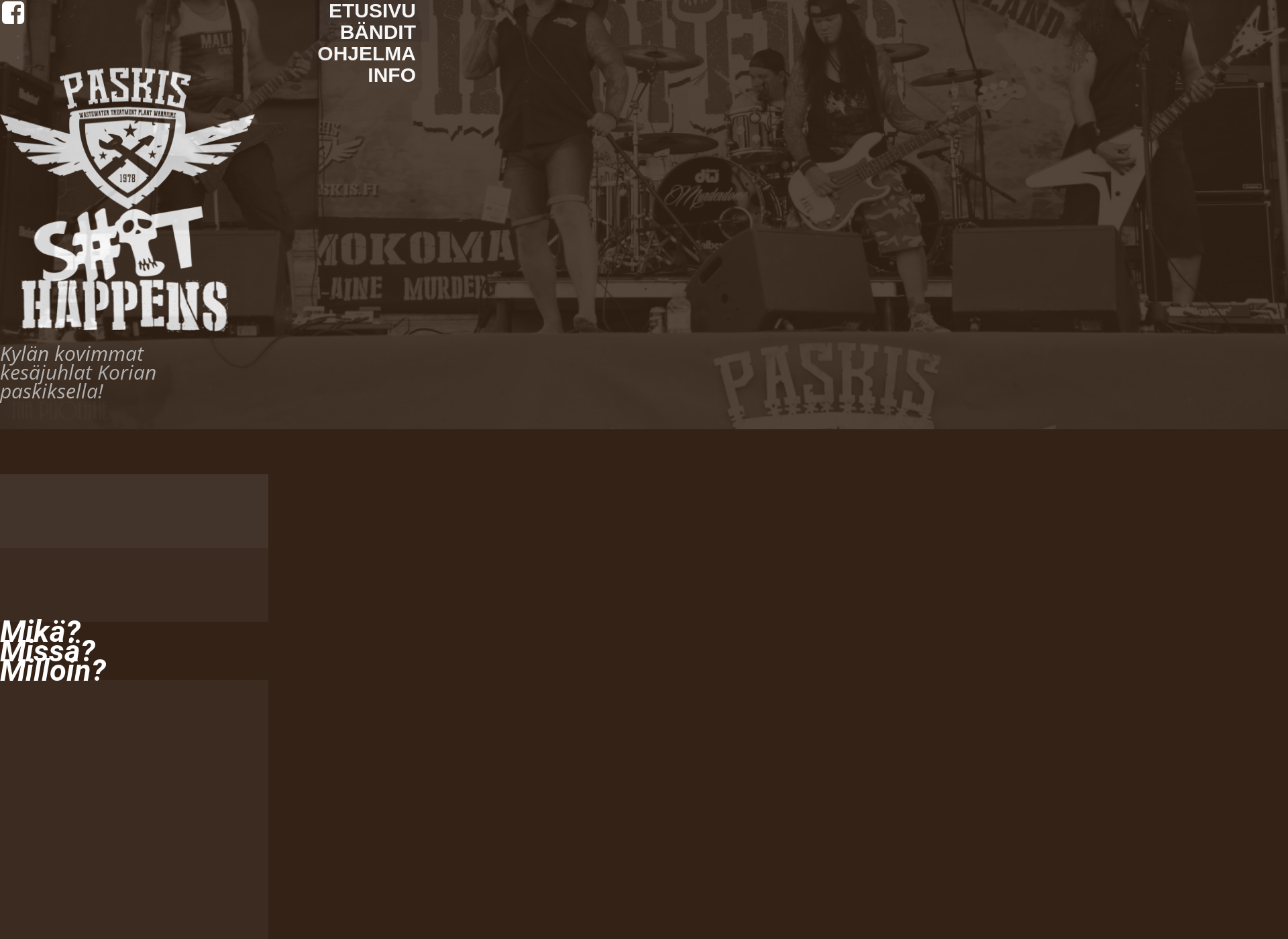 Screenshot for paskis.fi