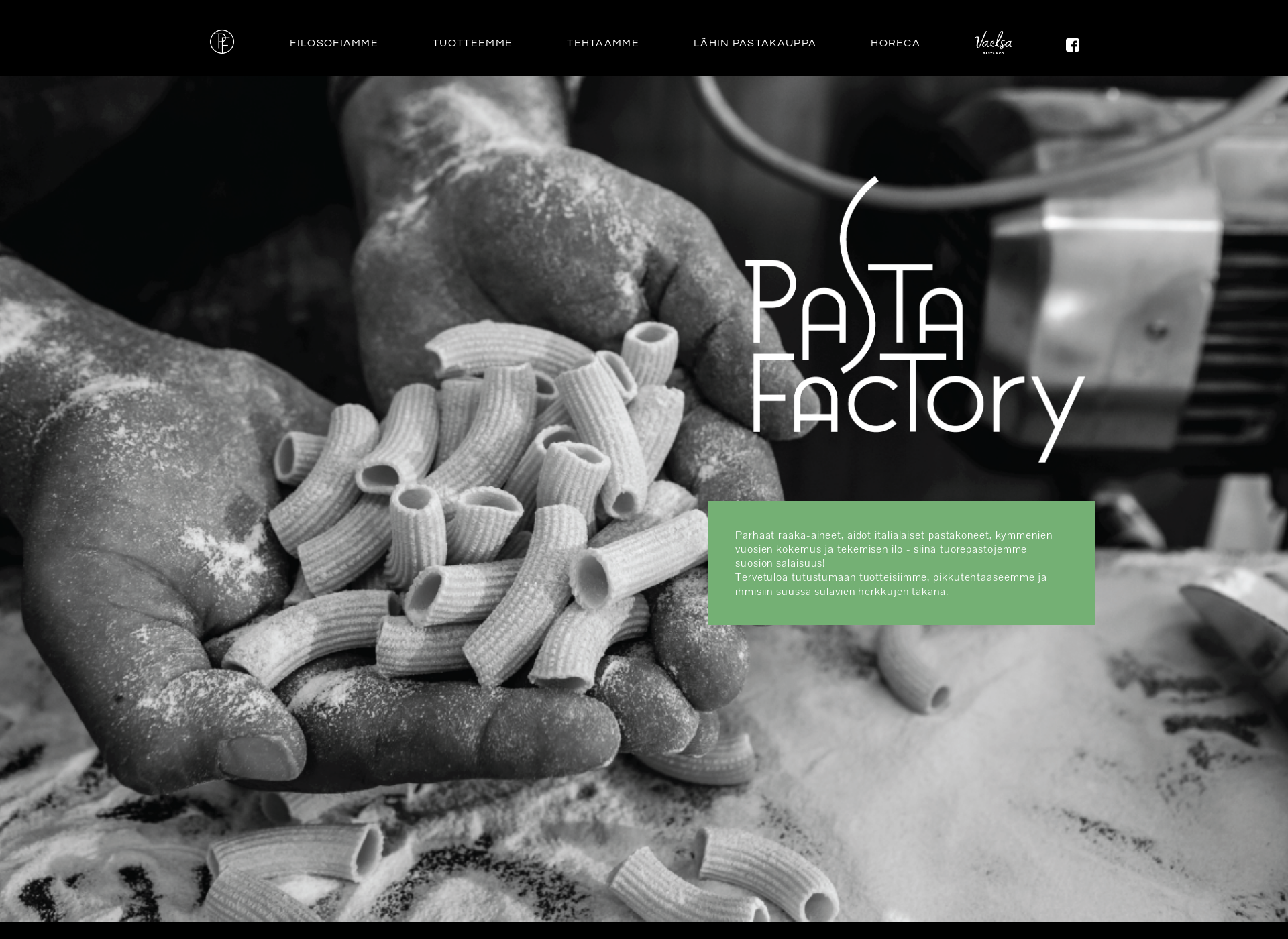 Screenshot for pastafactory.fi