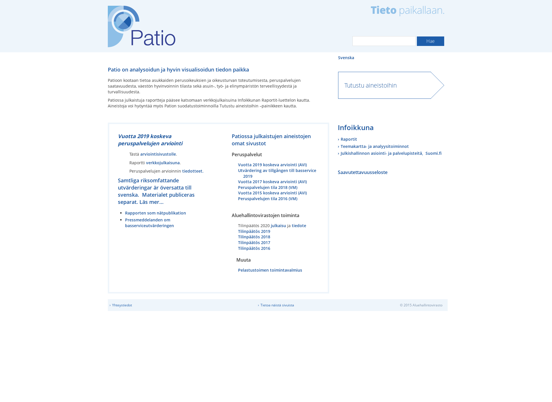 Screenshot for patio.fi