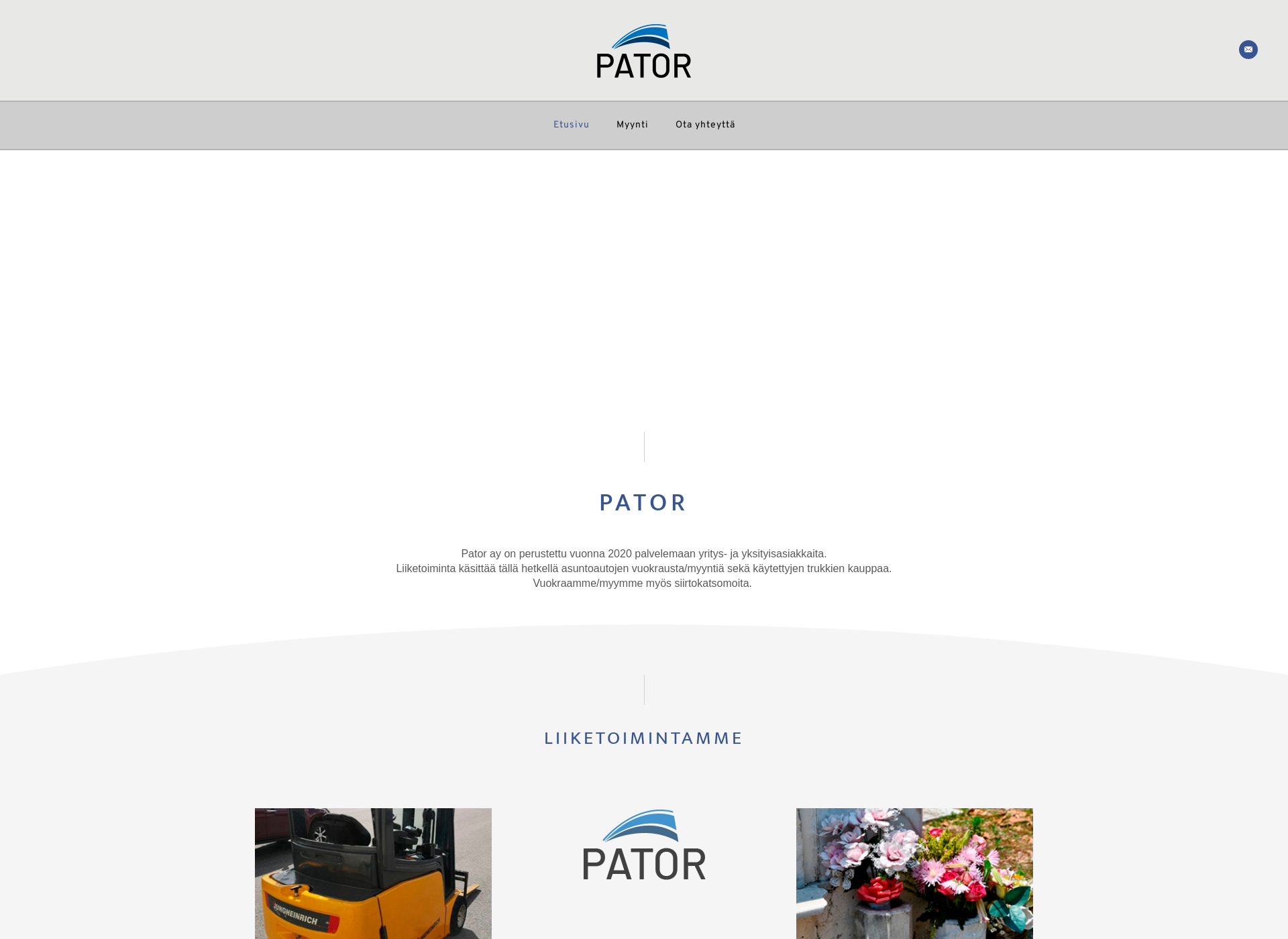 Screenshot for pator.fi