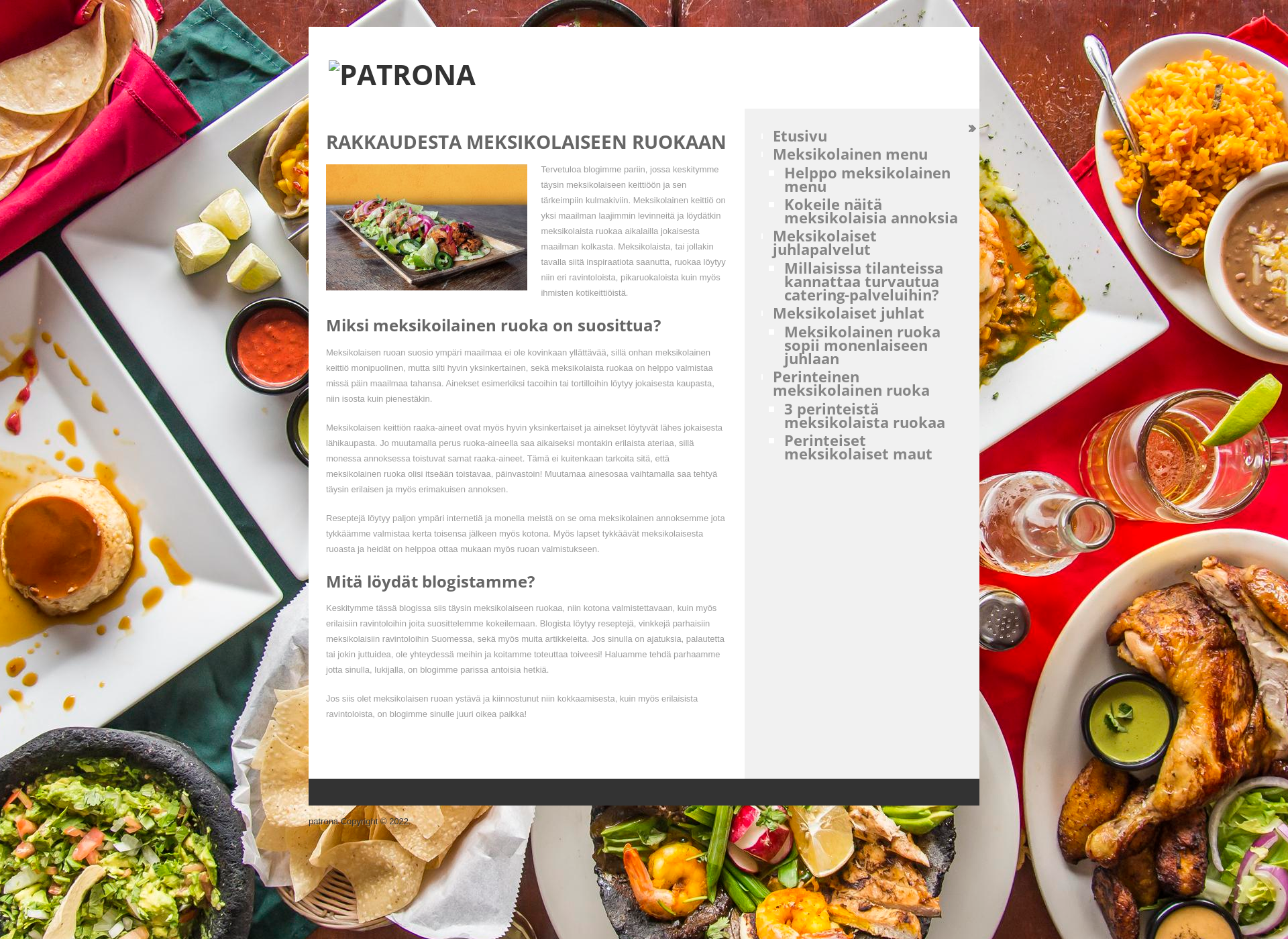 Screenshot for patrona.fi