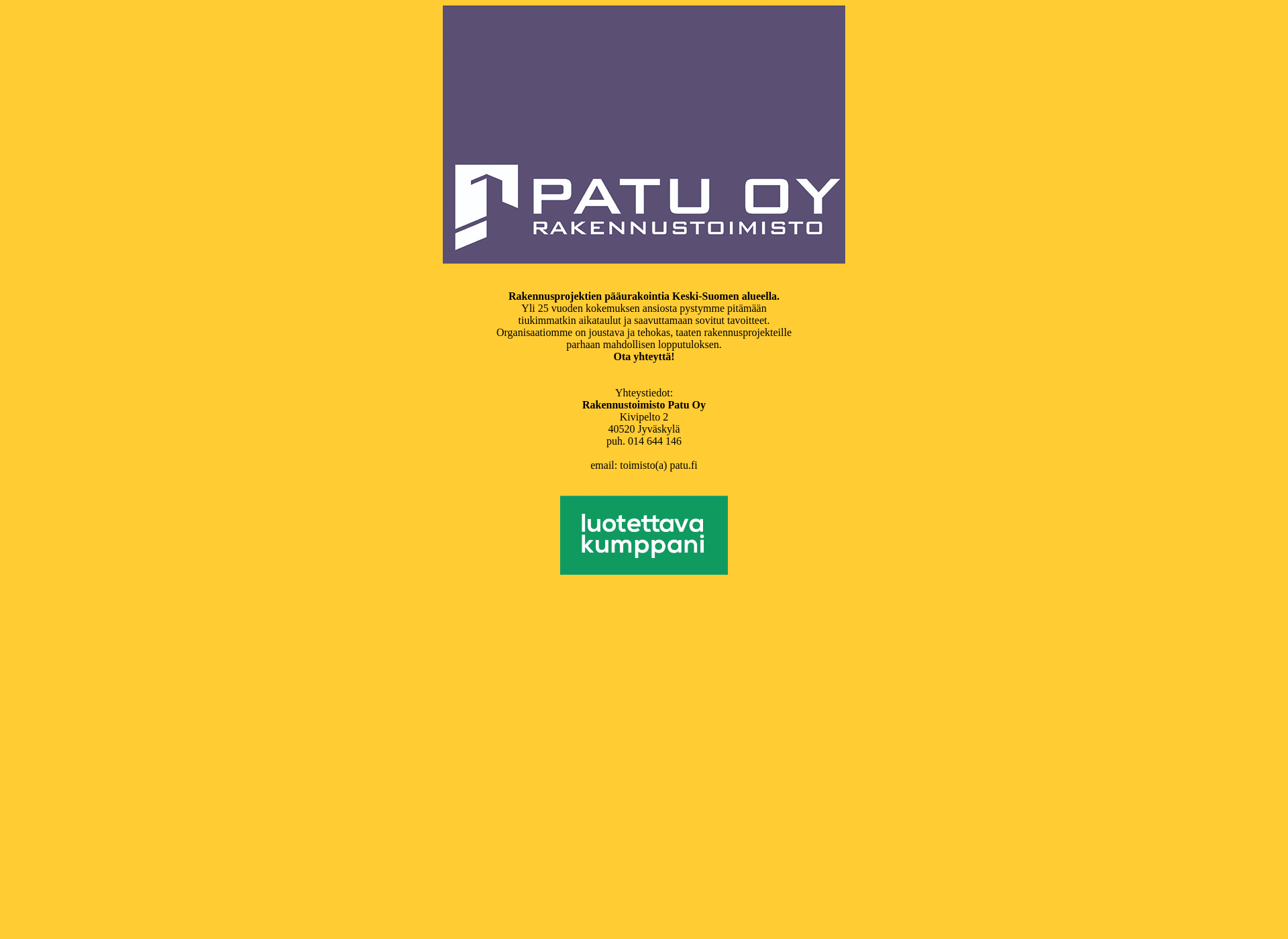 Screenshot for patu.fi