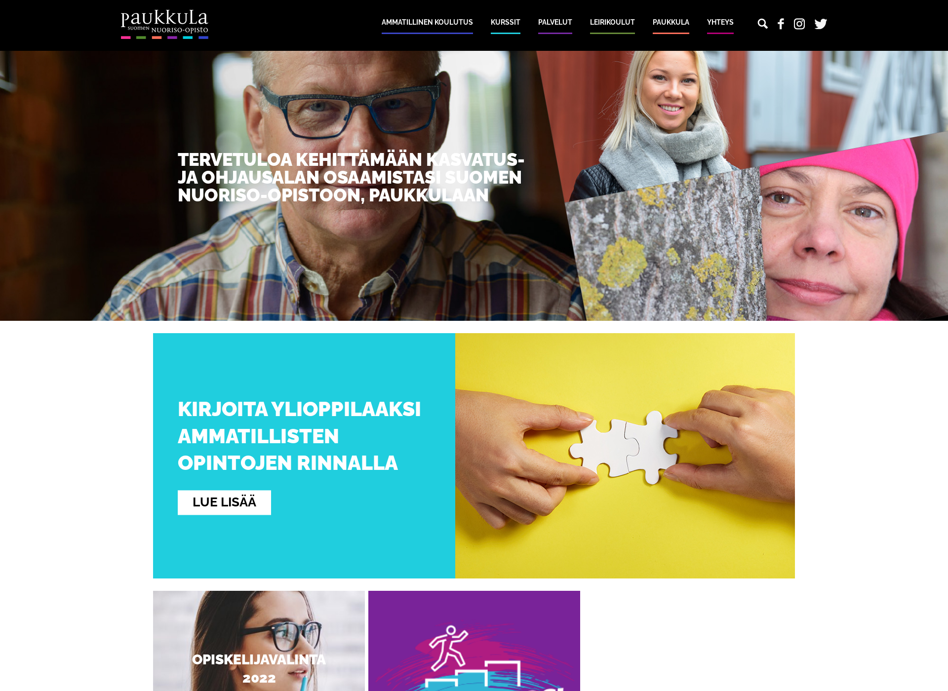 Screenshot for paukkula.fi