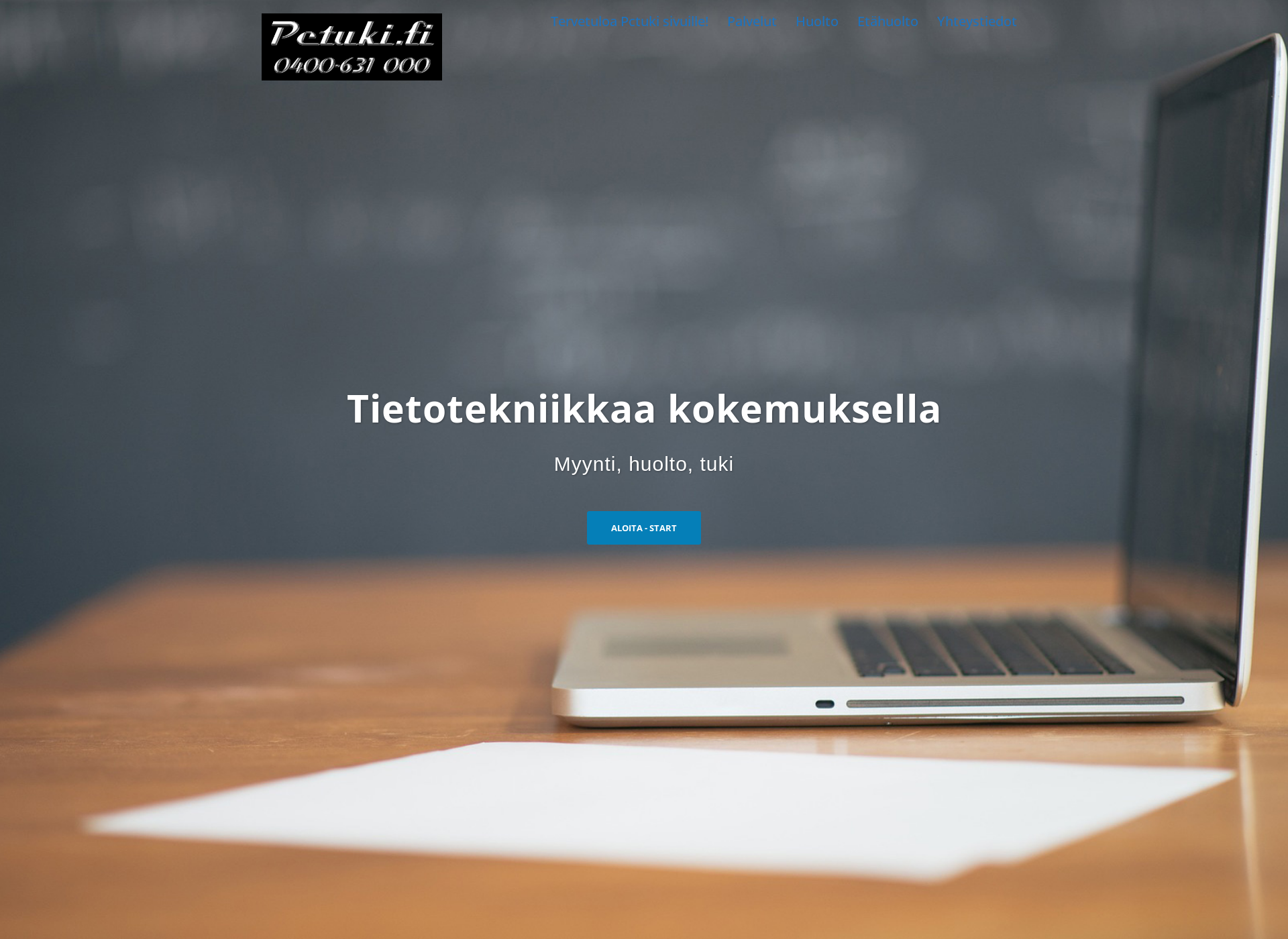 Screenshot for pctuki.fi