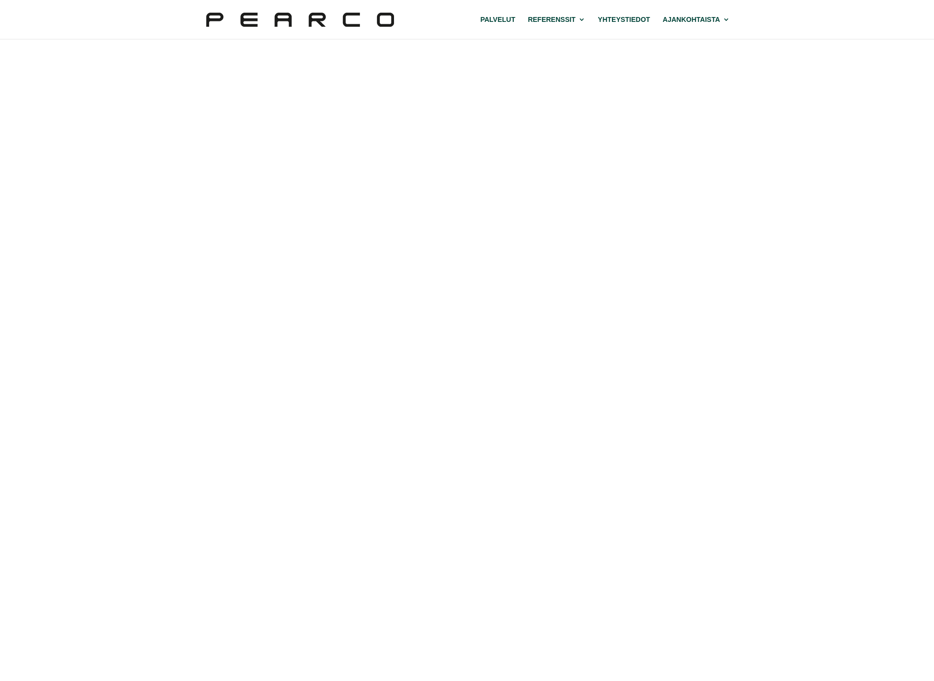 Skärmdump för pearco.fi