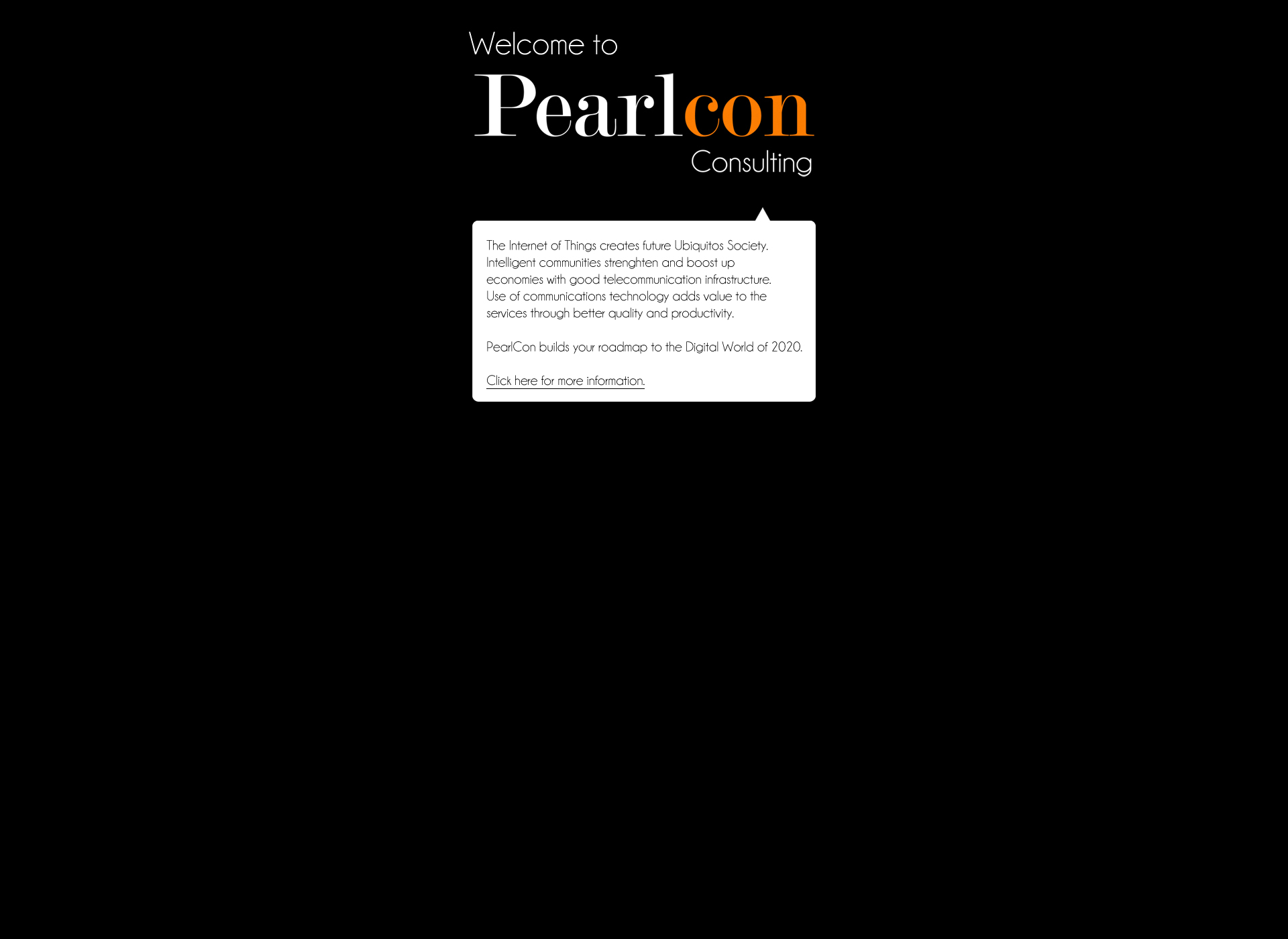 Skärmdump för pearlcon.fi