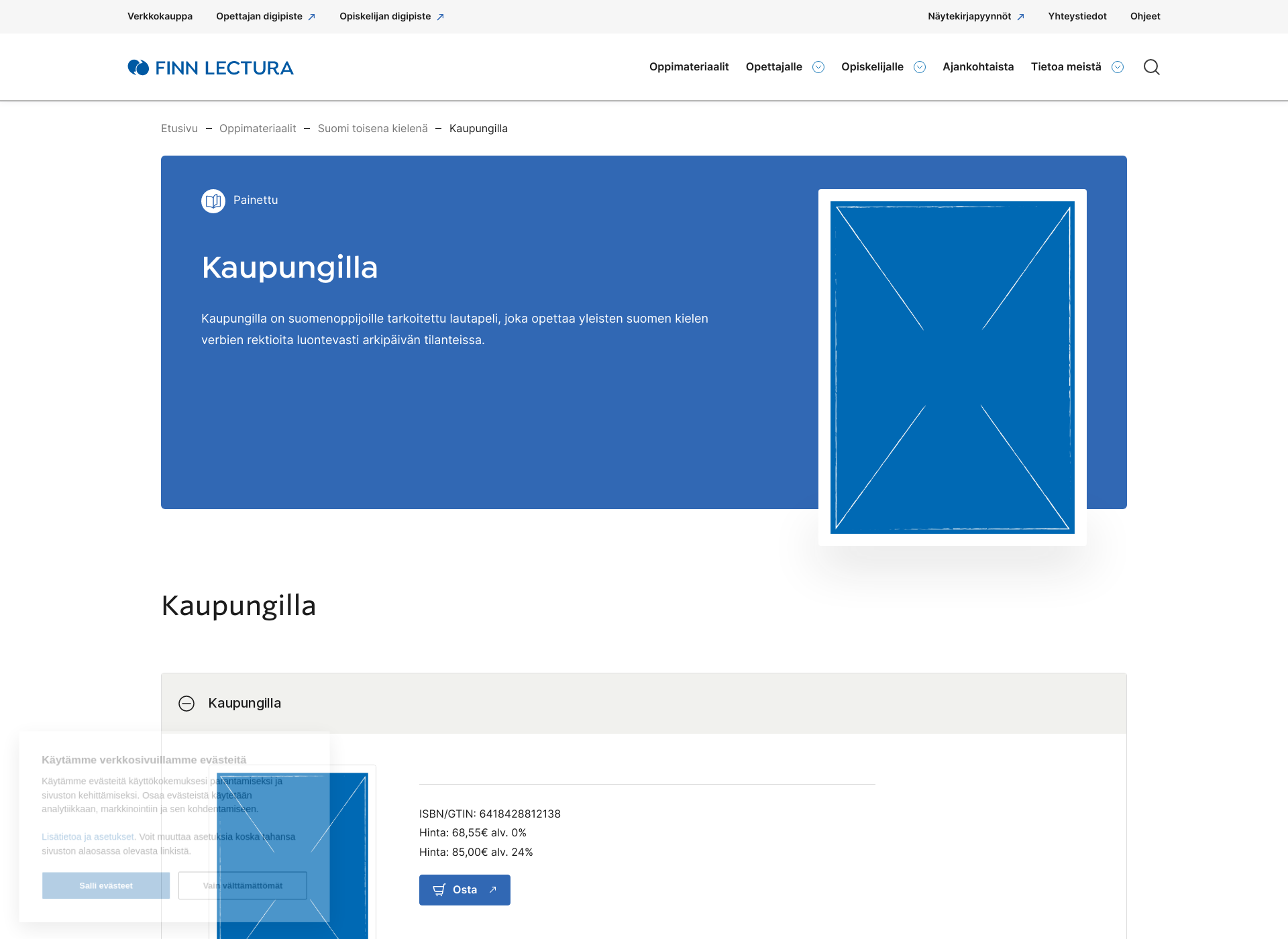 Screenshot for pelaajaopi.fi
