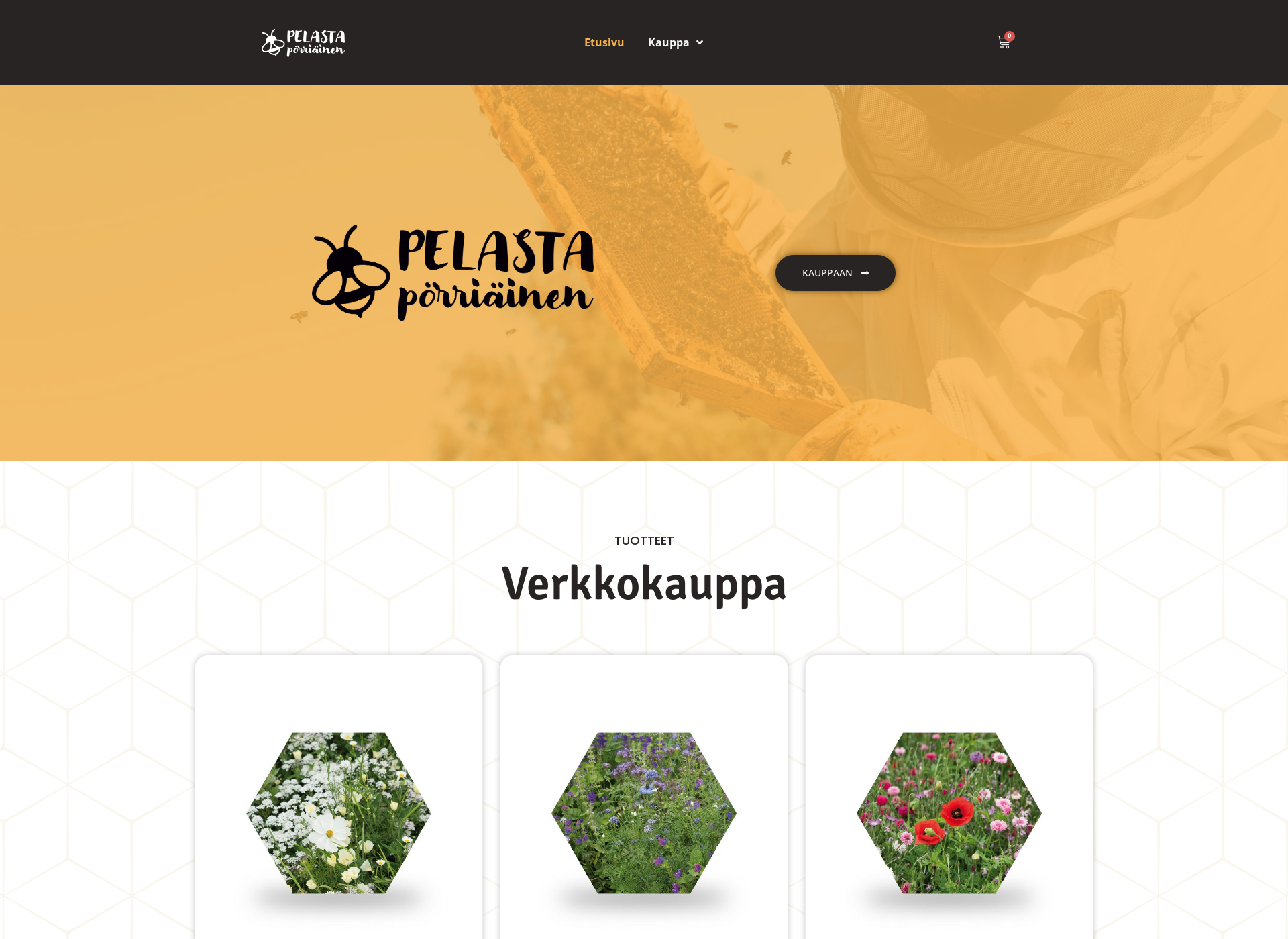 Screenshot for pelastapörriäinen.fi