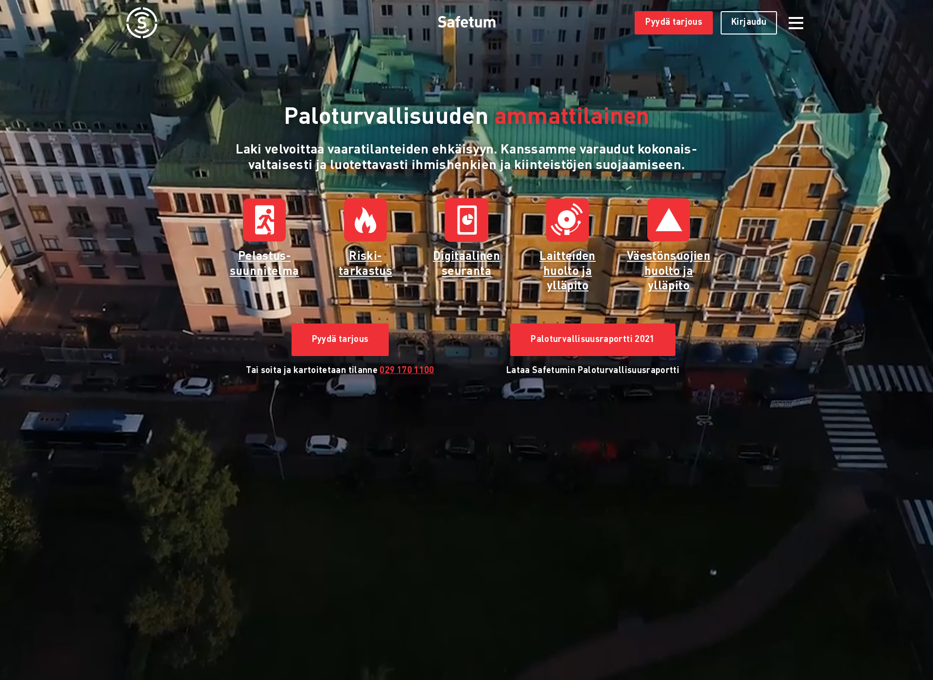 Screenshot for pelastustarkastus.fi
