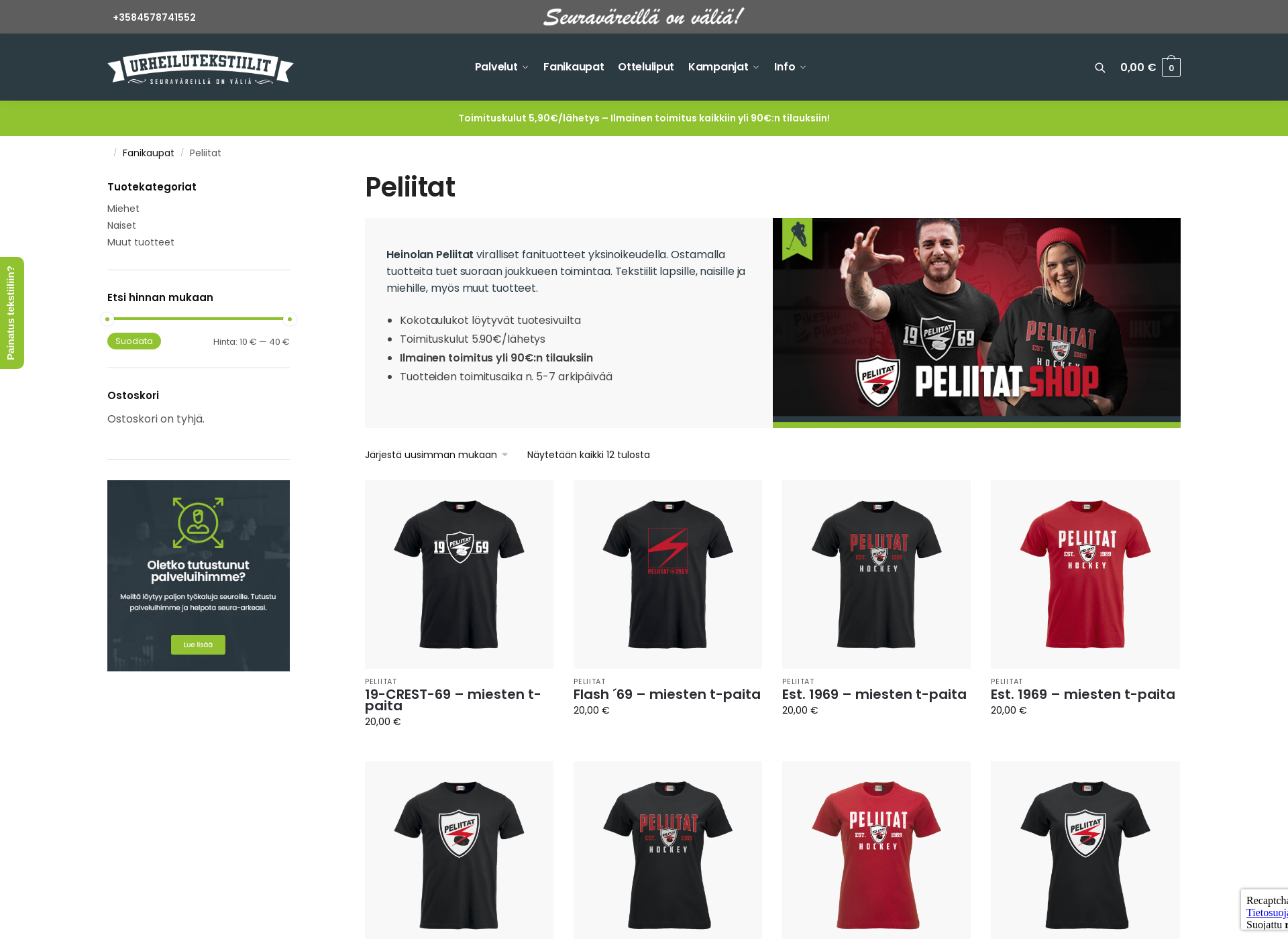 Screenshot for peliitatshop.fi