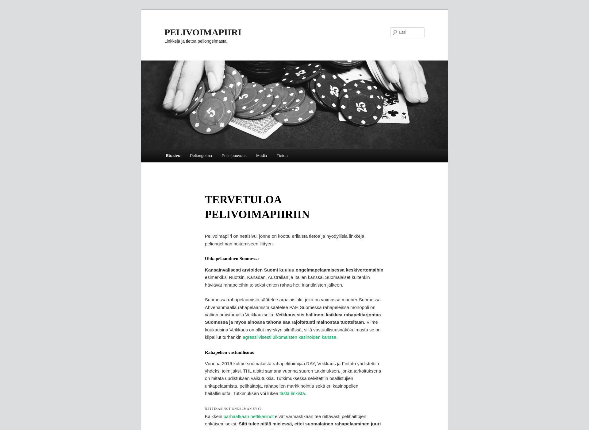 Screenshot for pelivoimapiiri.fi