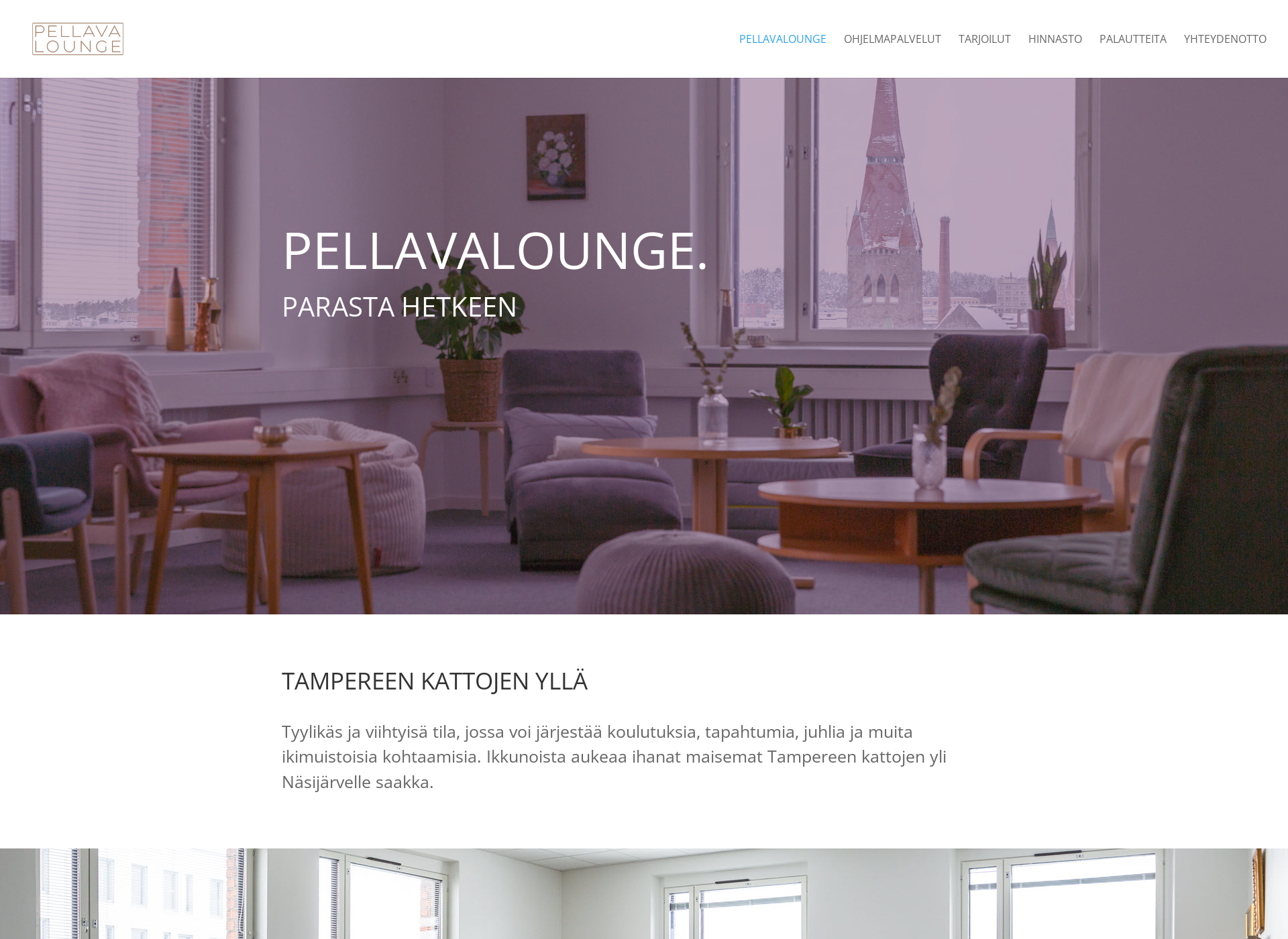 Screenshot for pellavalounge.fi