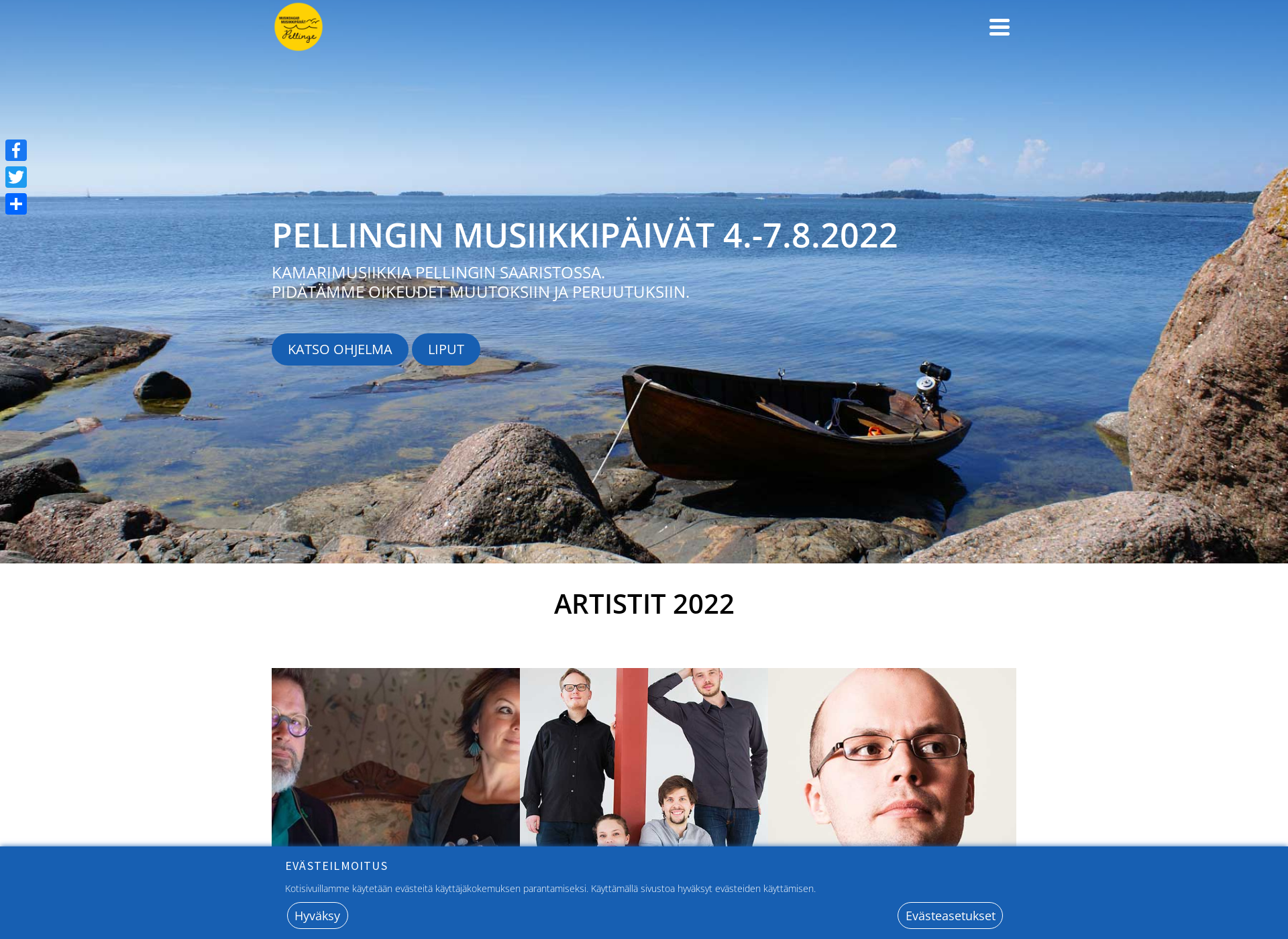 Screenshot for pellinginmusiikkipaivat.fi
