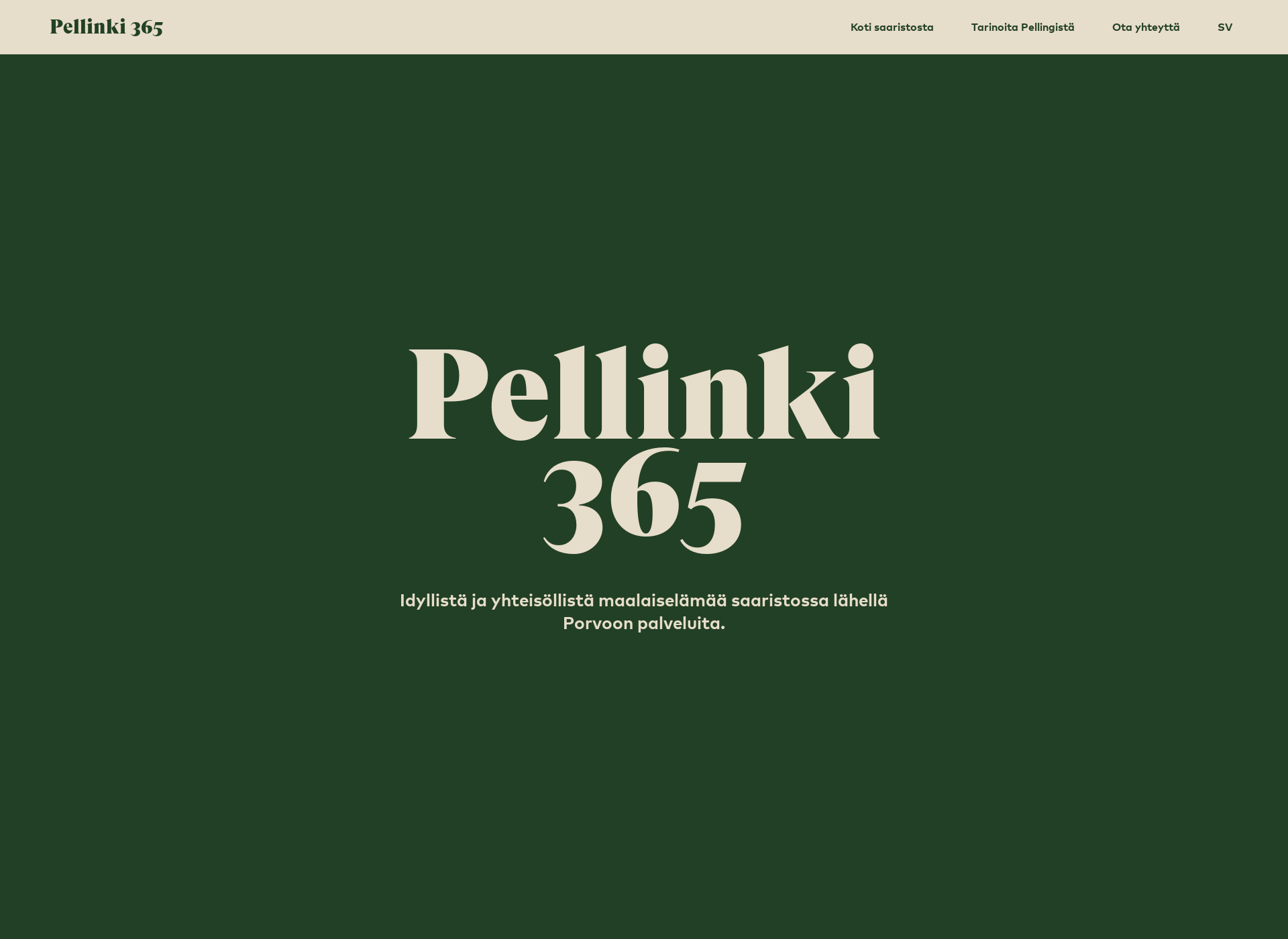 Skärmdump för pellinki365.fi