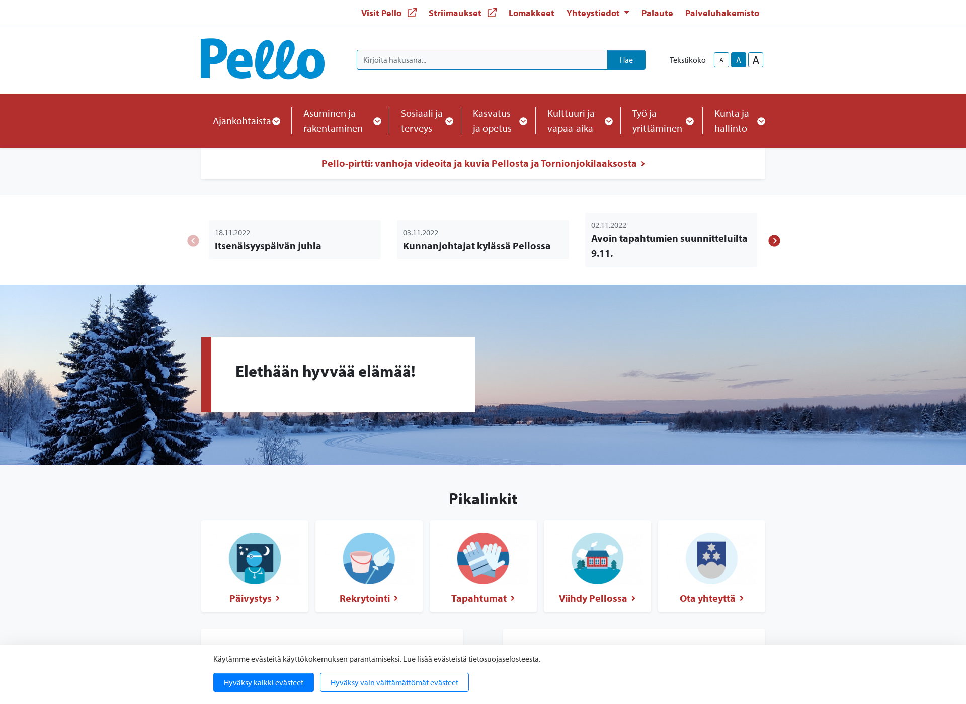 Screenshot for pello.fi