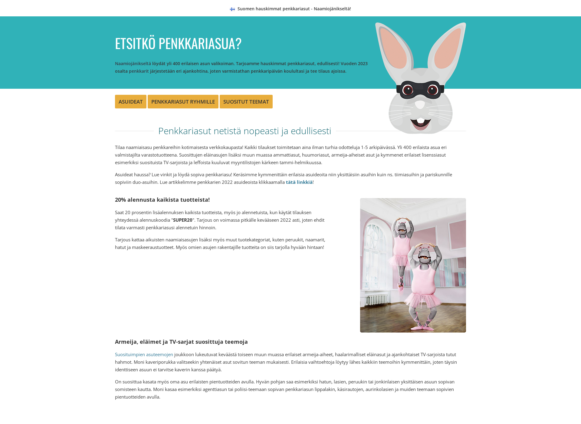 Screenshot for penkkariasut.fi