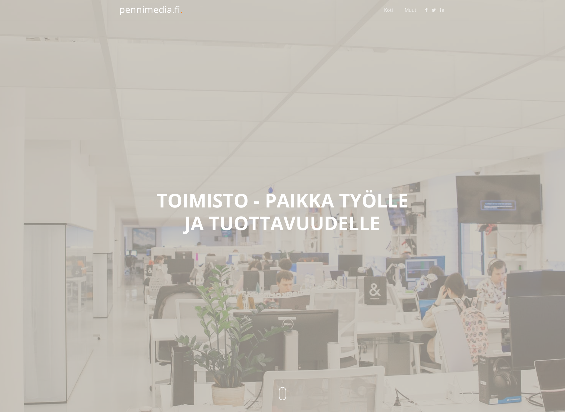Skärmdump för pennimedia.fi