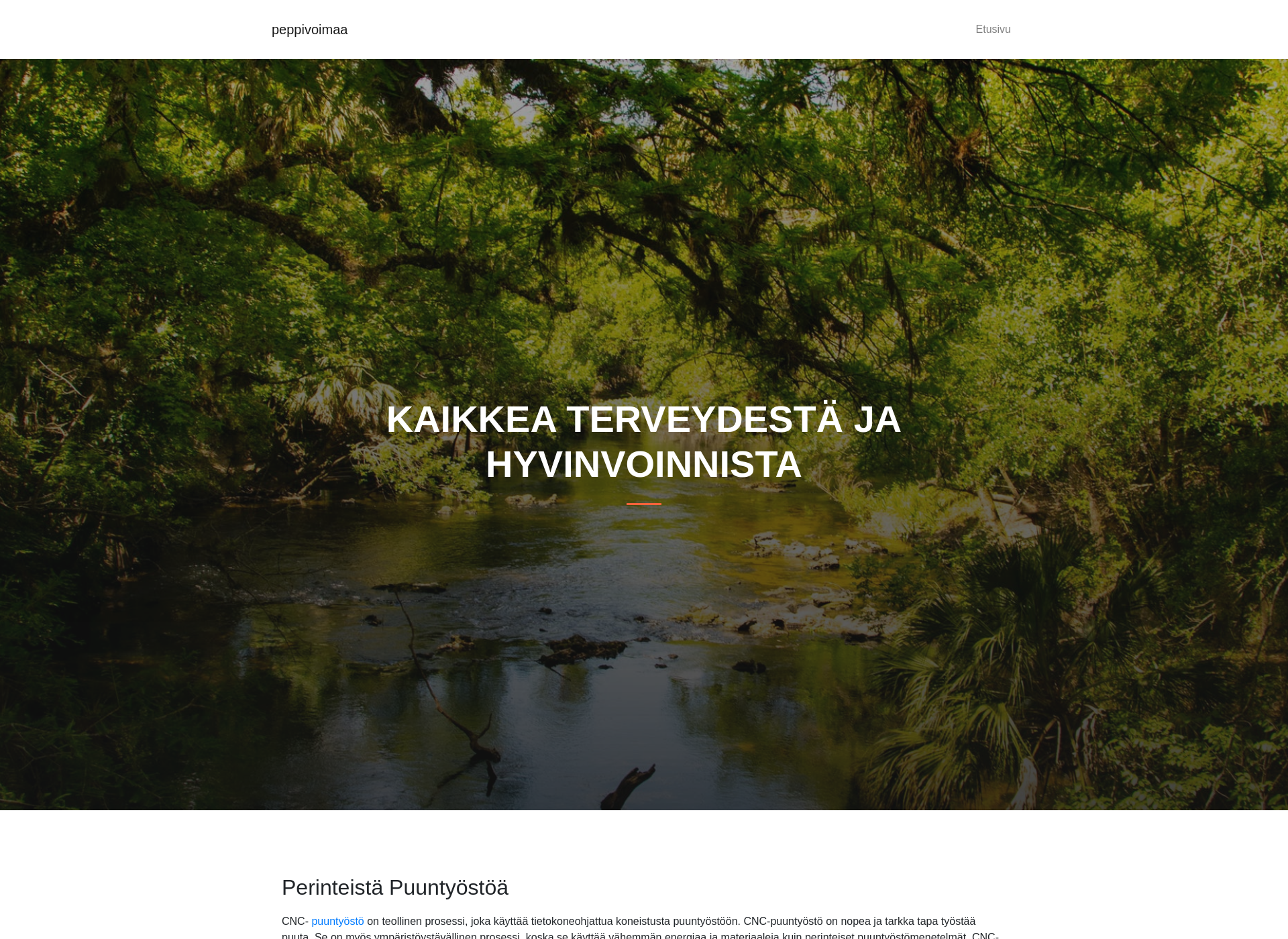 Screenshot for peppivoimaa.fi