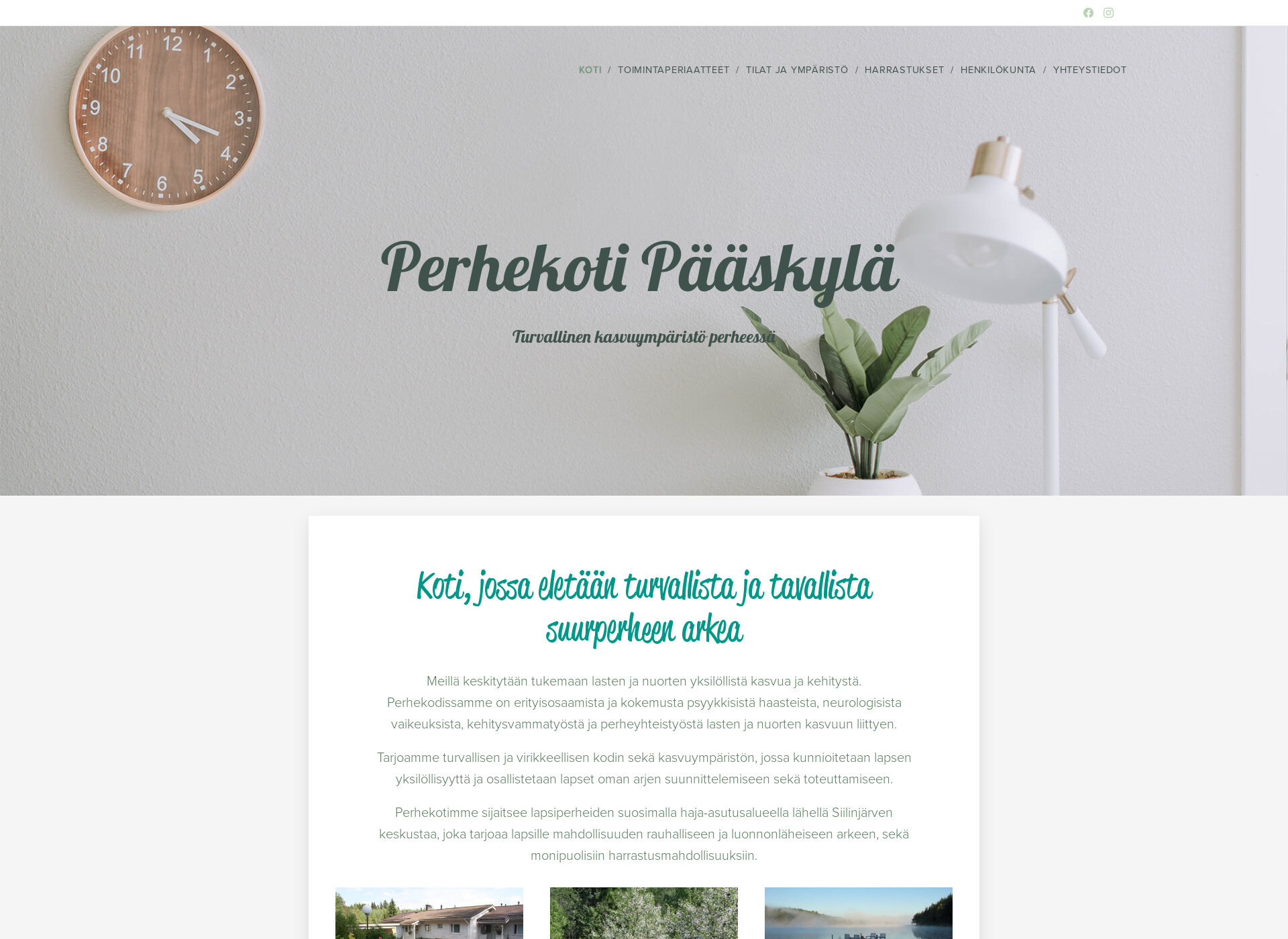 Screenshot for perhekotipaaskyla.fi