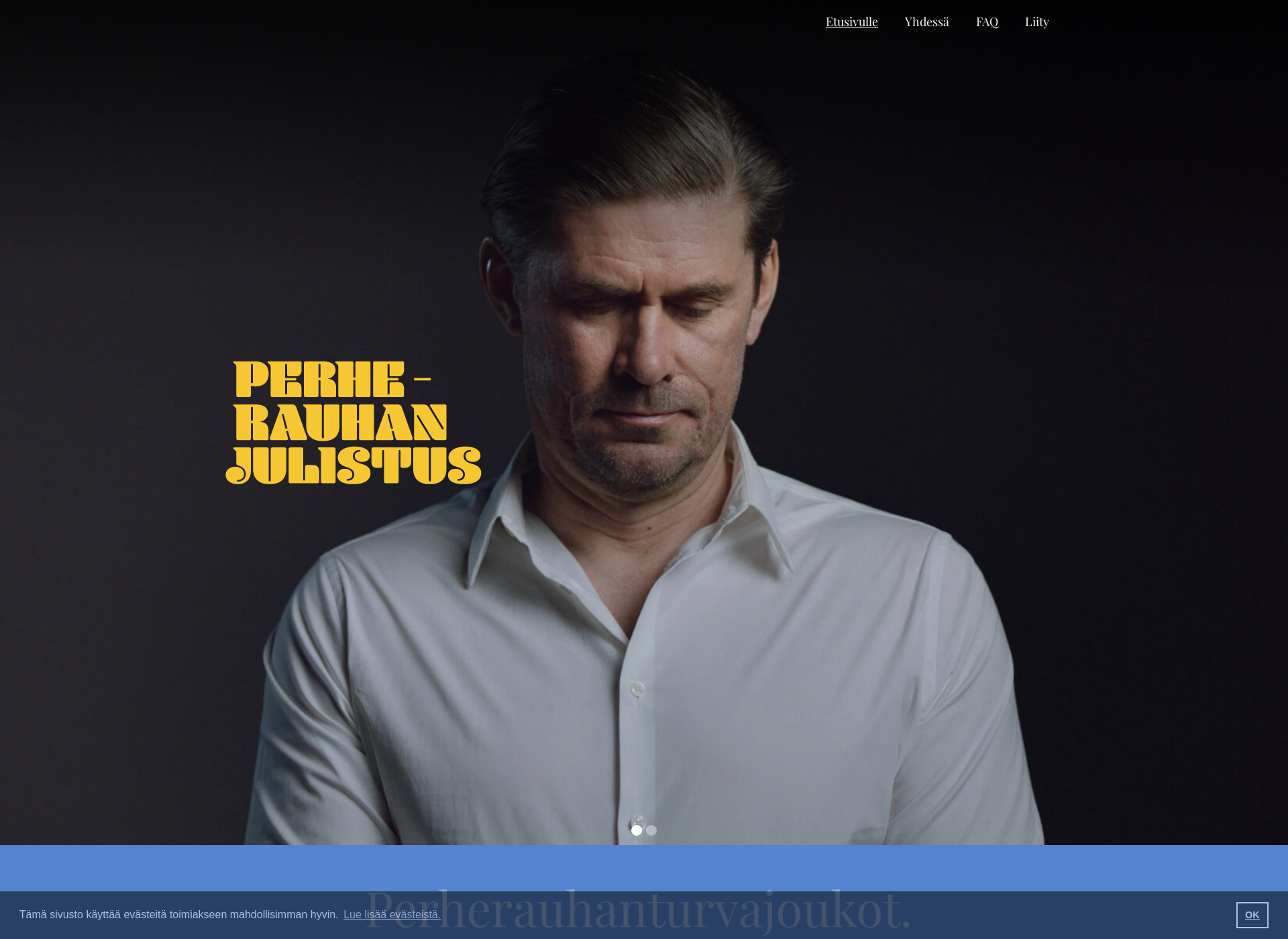 Screenshot for perherauhanjulistus.fi
