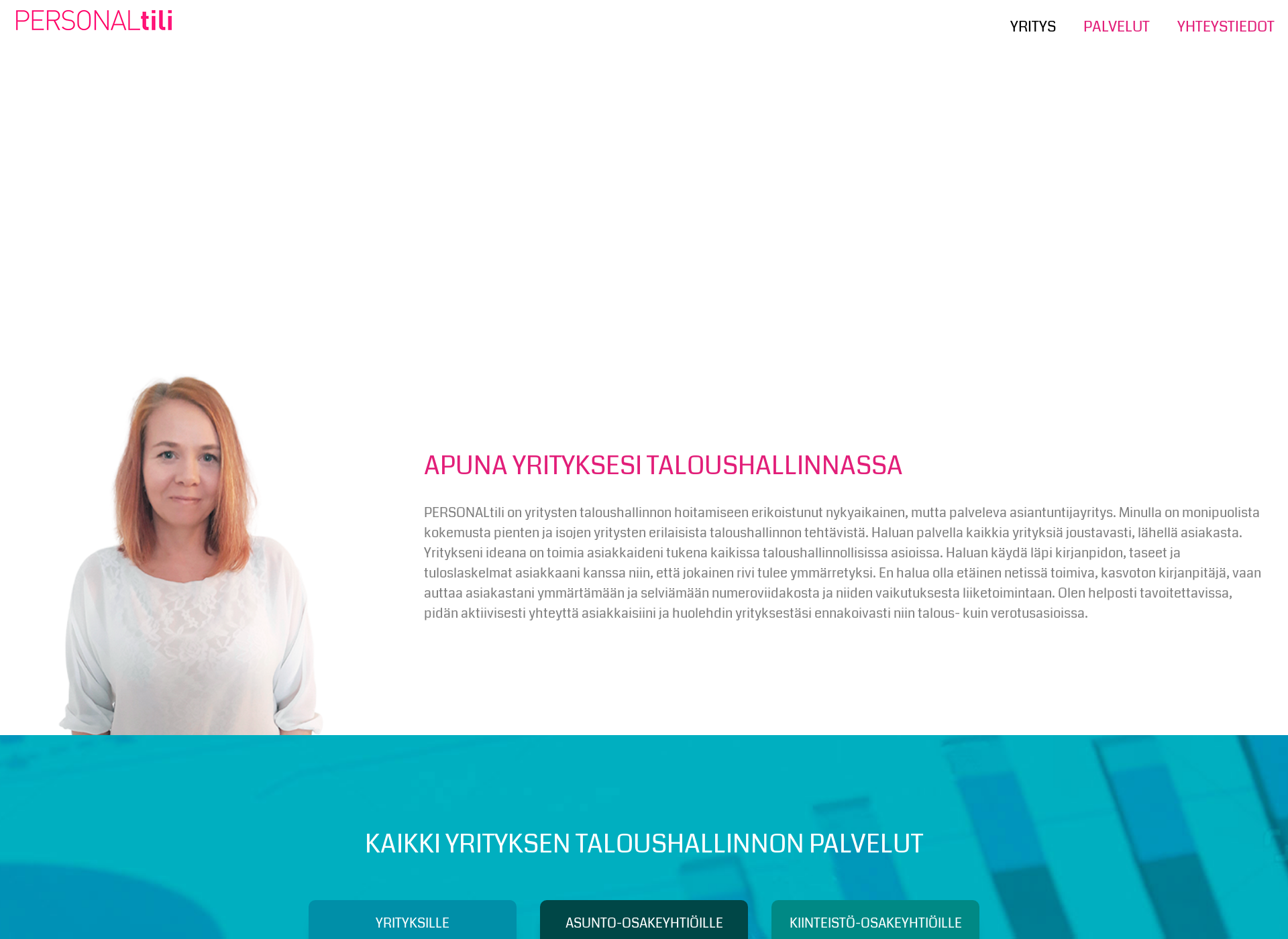 Screenshot for personaltili.fi