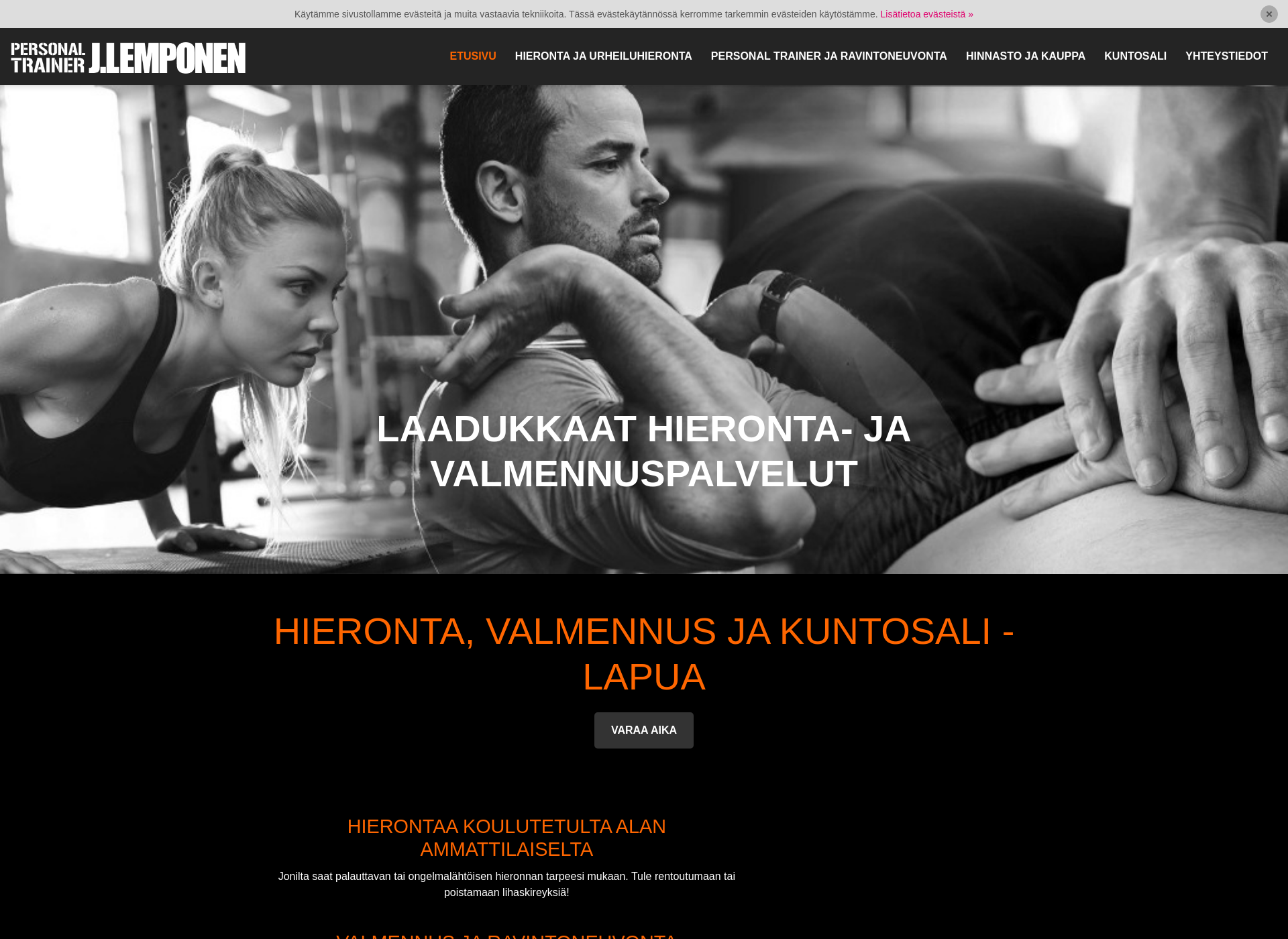 Screenshot for personaltrainer-jl.fi