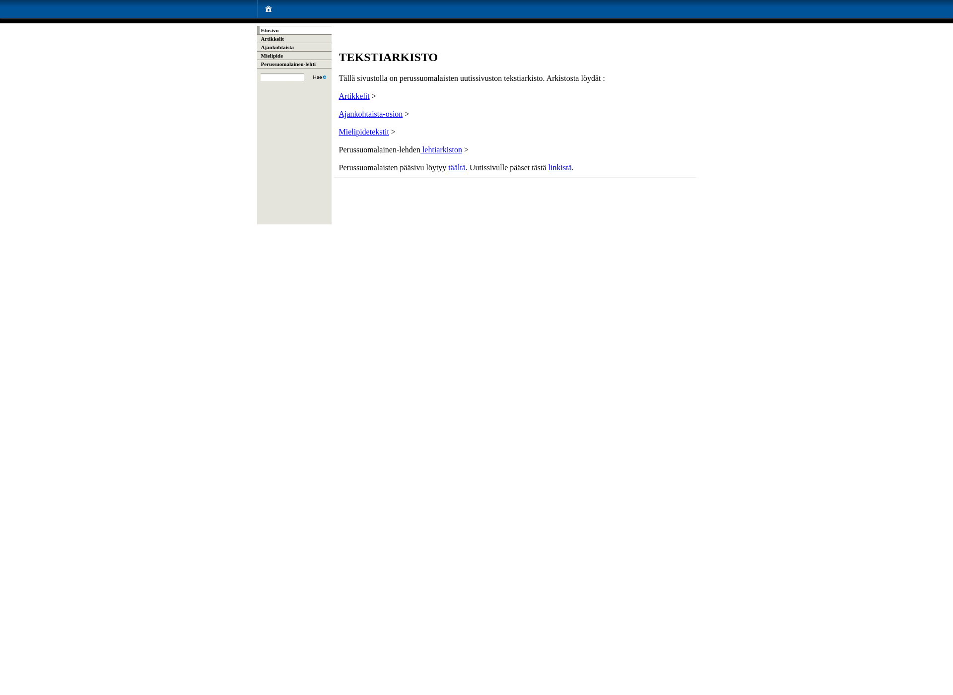 Screenshot for peruss.fi