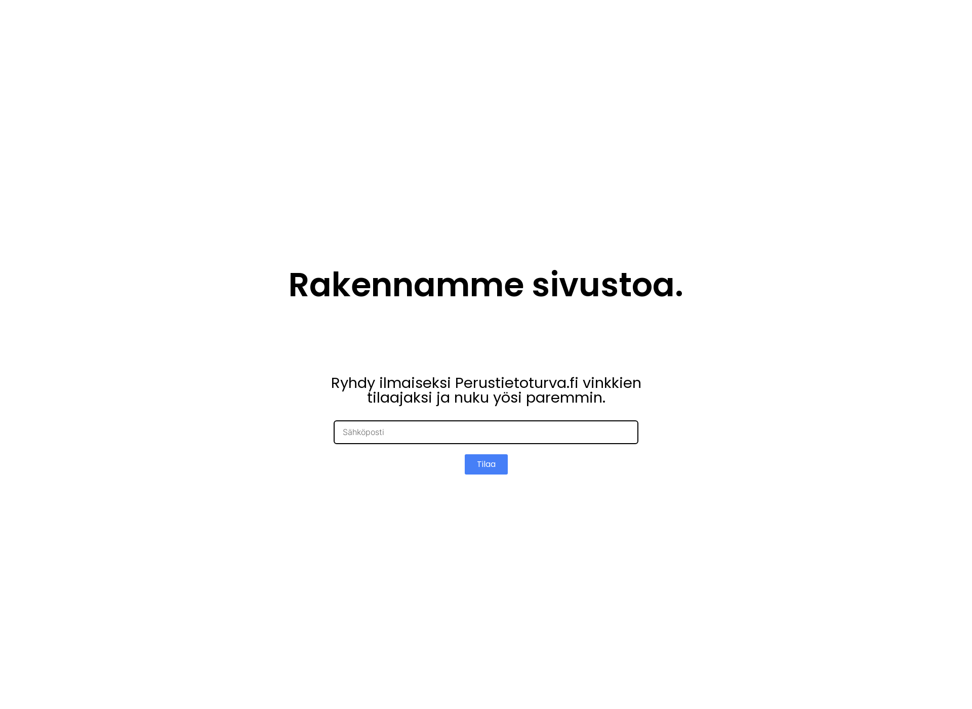 Screenshot for perustietoturva.fi
