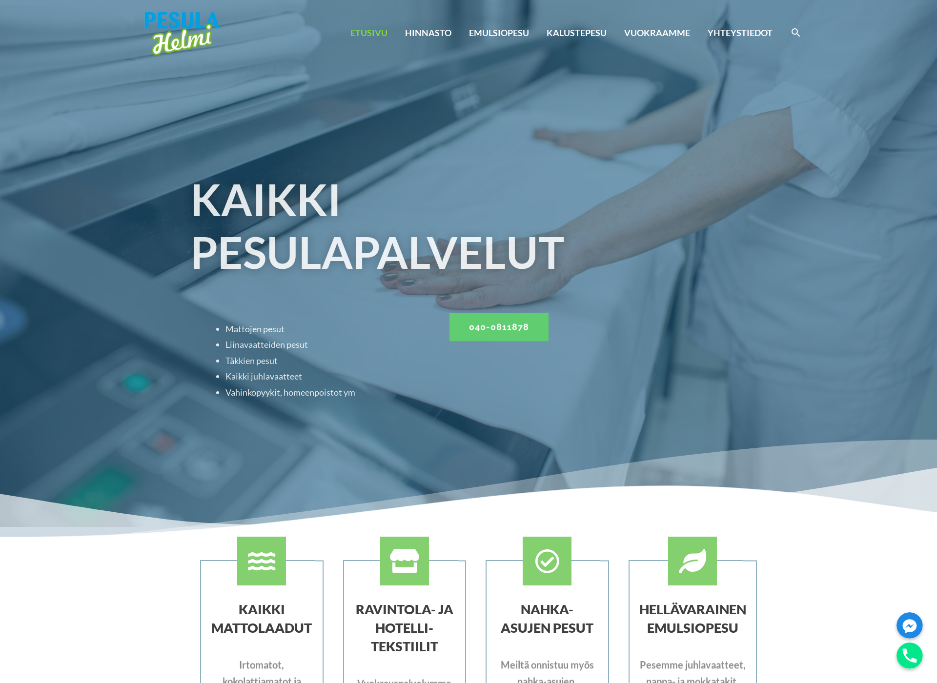 Screenshot for pesulahelmi.fi