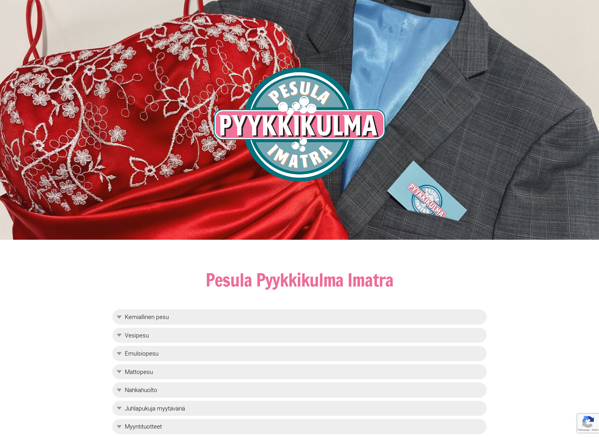 Näyttökuva pesulaimatra.fi