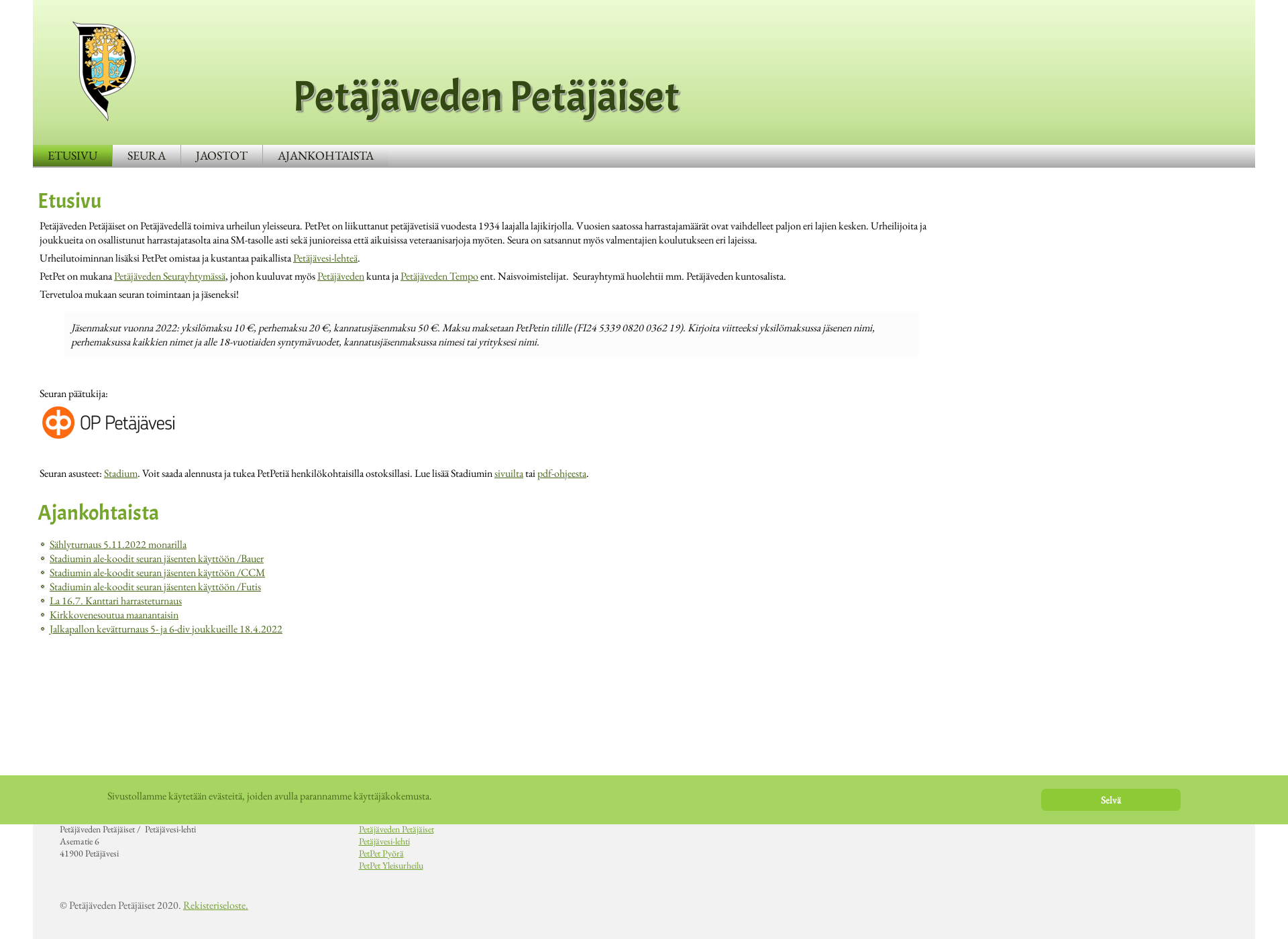 Screenshot for petpet.fi