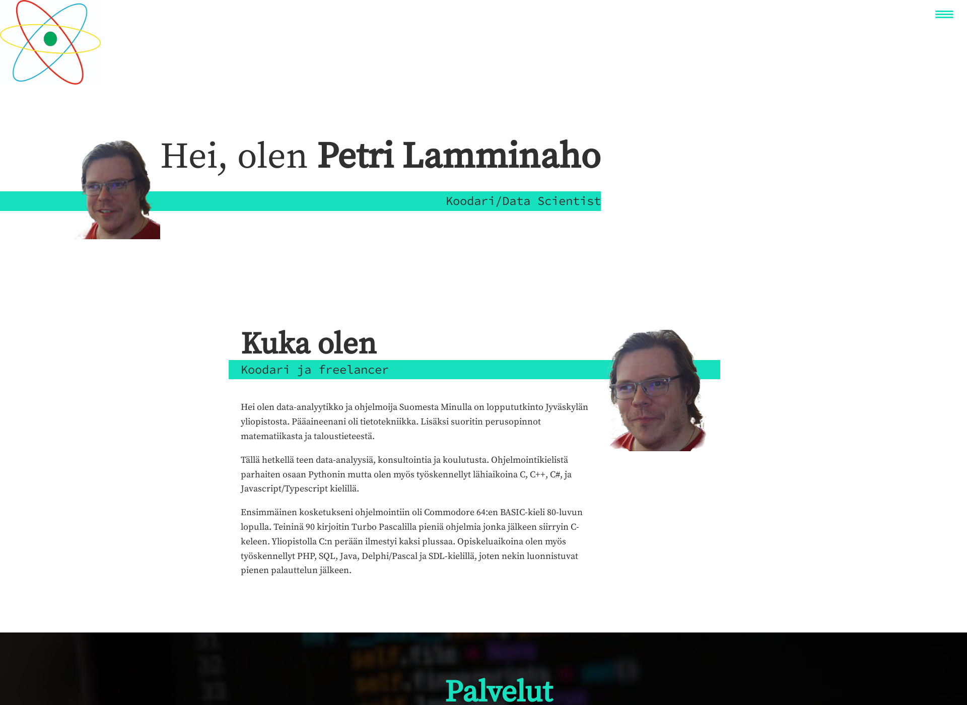 Näyttökuva petrilamminaho.fi