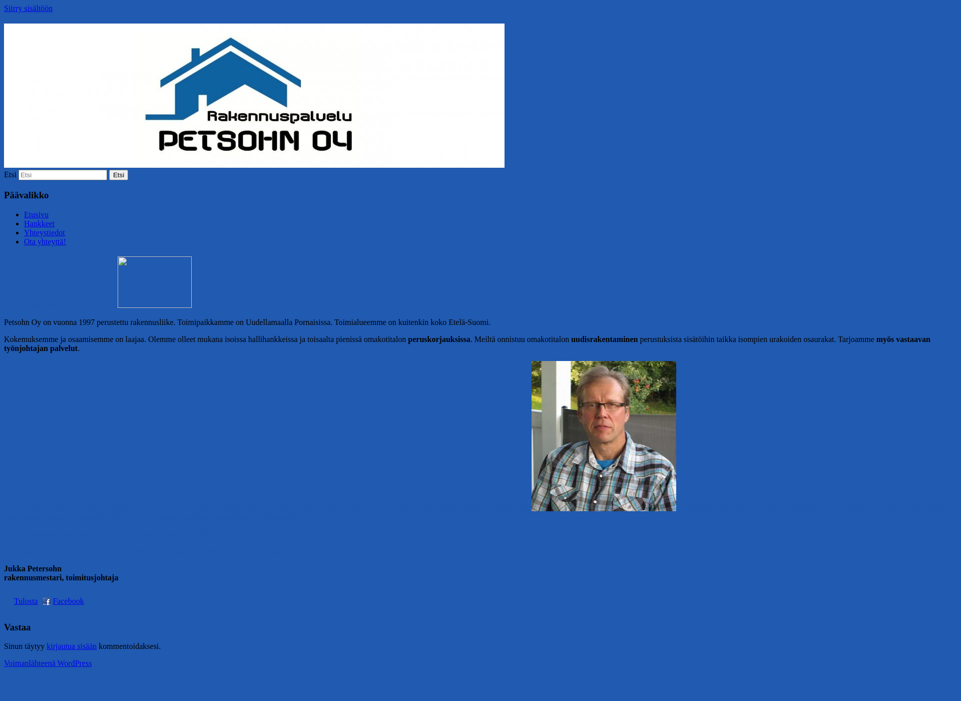 Screenshot for petsohn.fi