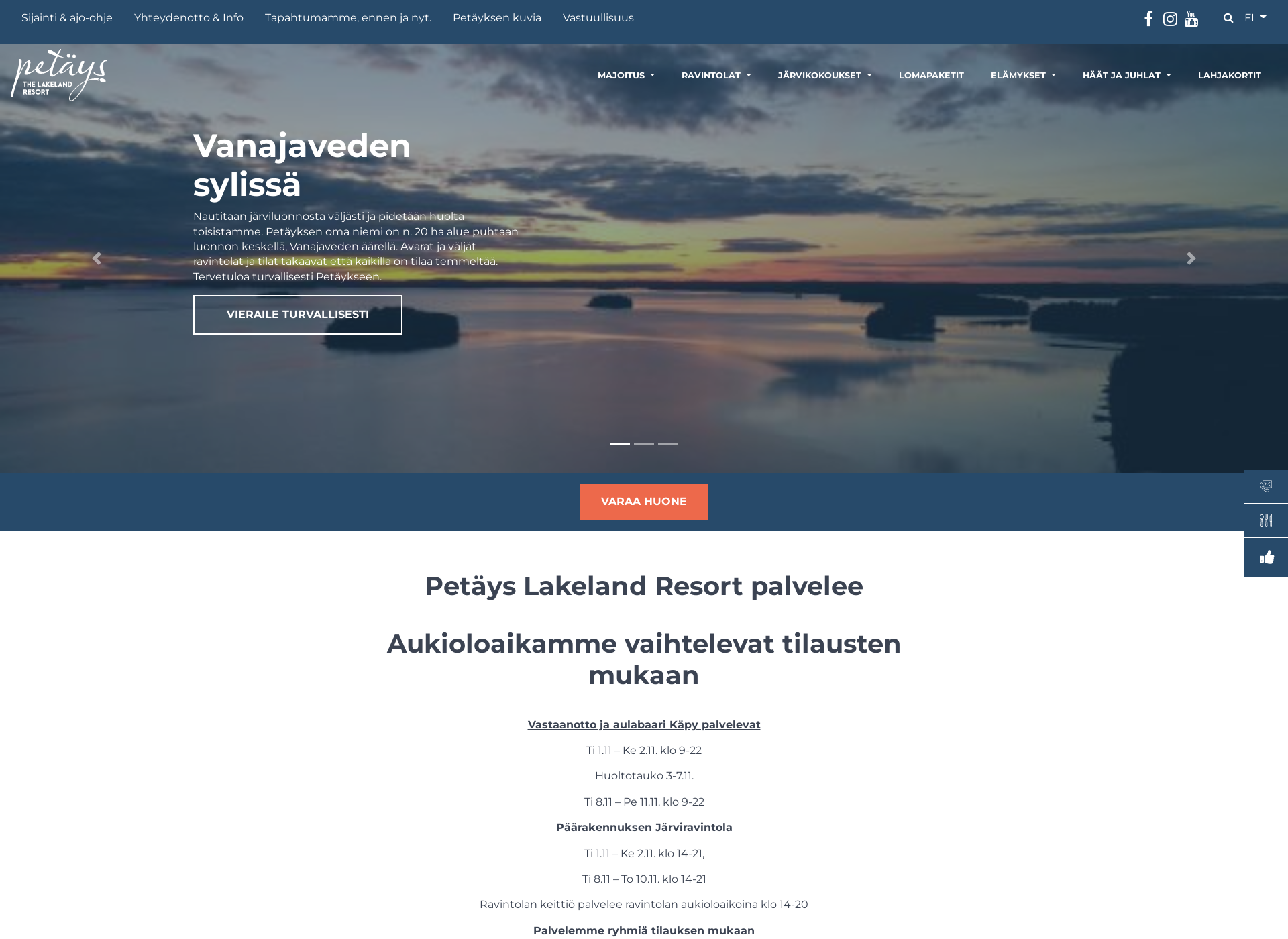 Screenshot for petäys.fi