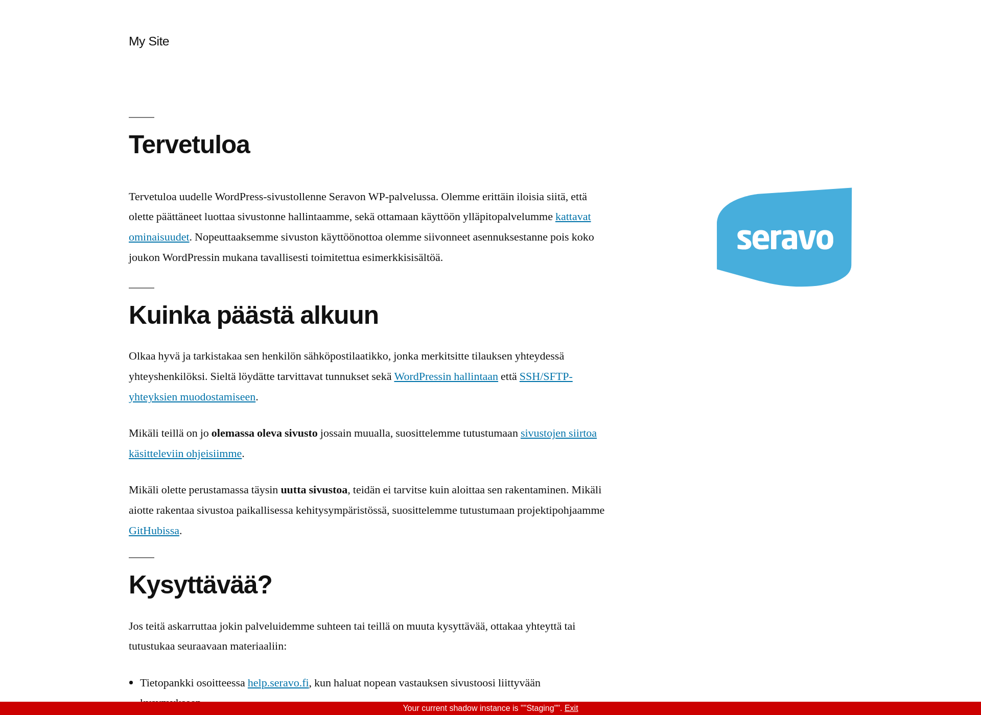Näyttökuva pfdev.fi