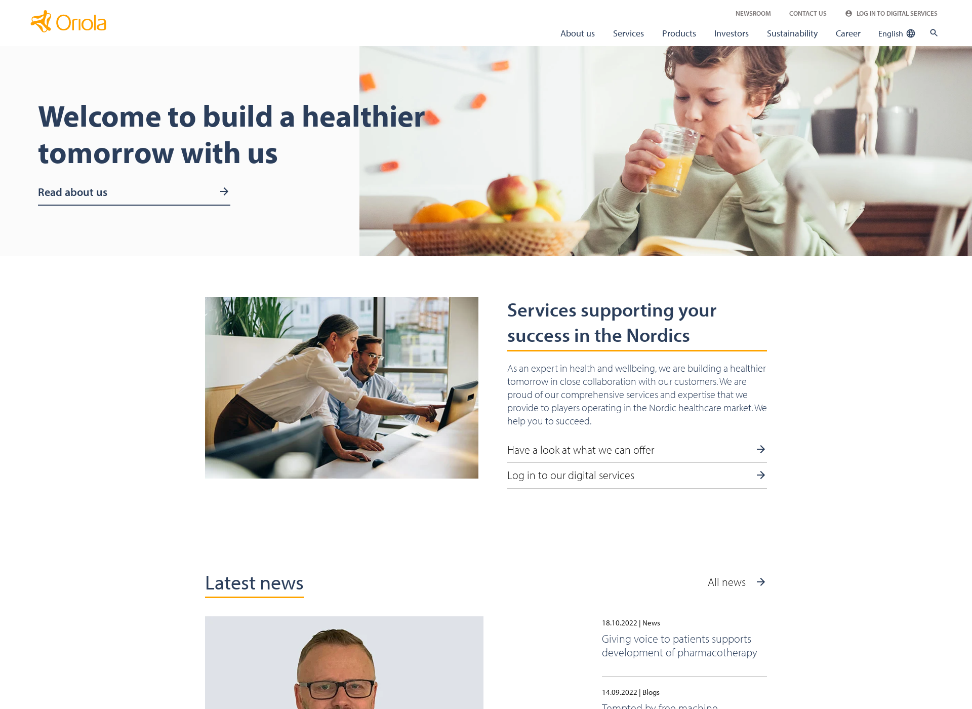 Screenshot for pharmacare.fi