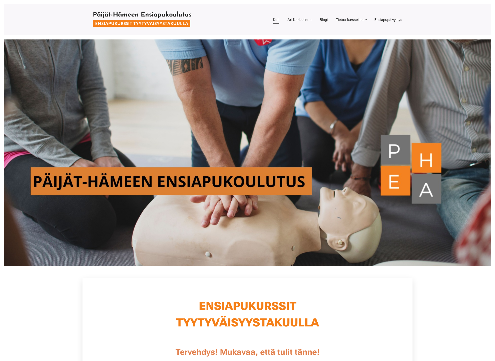 Screenshot for phea.fi